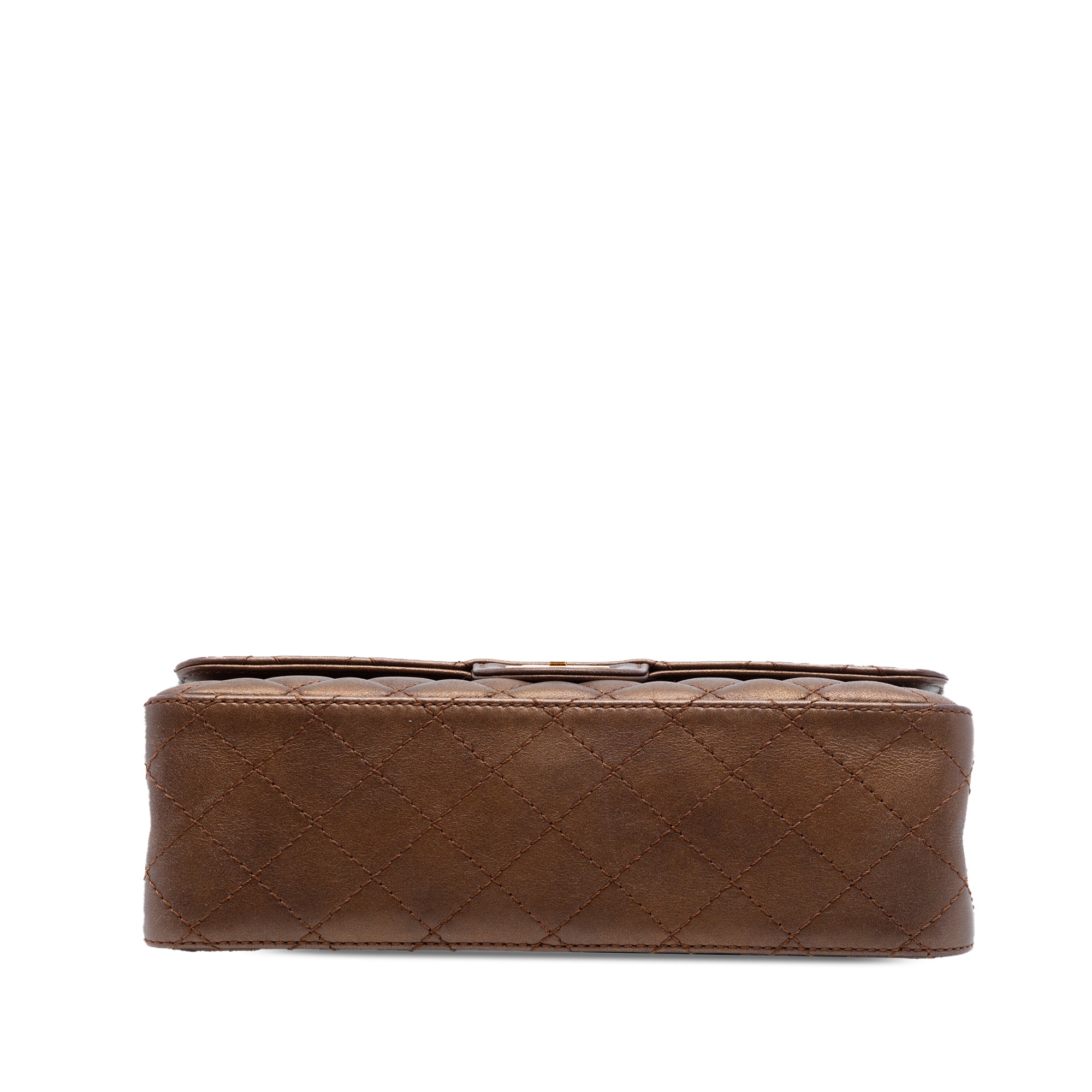 Chanel Quilted Metallic Calfskin Reissue 2.55 Double Flap 225 - image 3