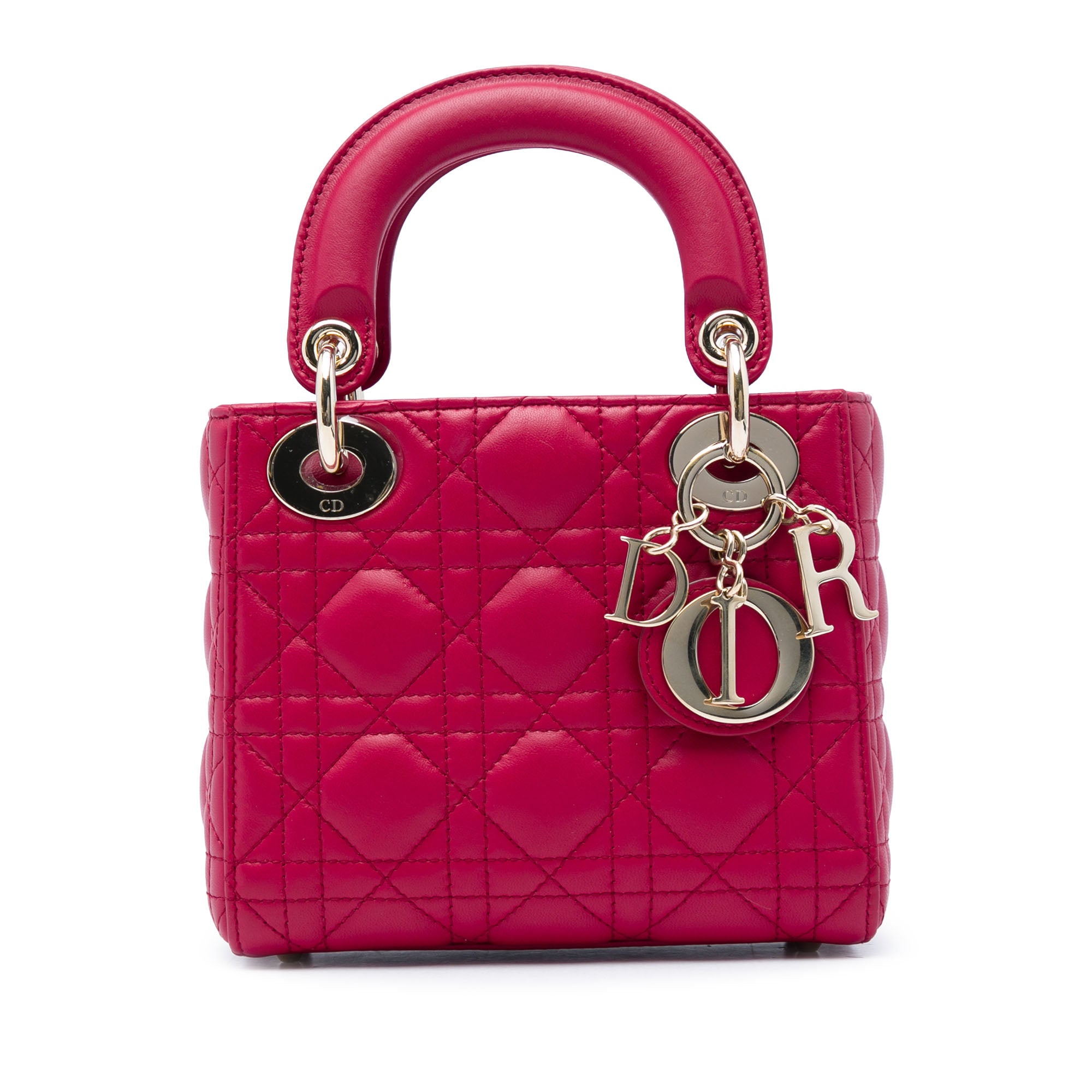 Dior Mini Lambskin Cannage Lady Dior - image 1