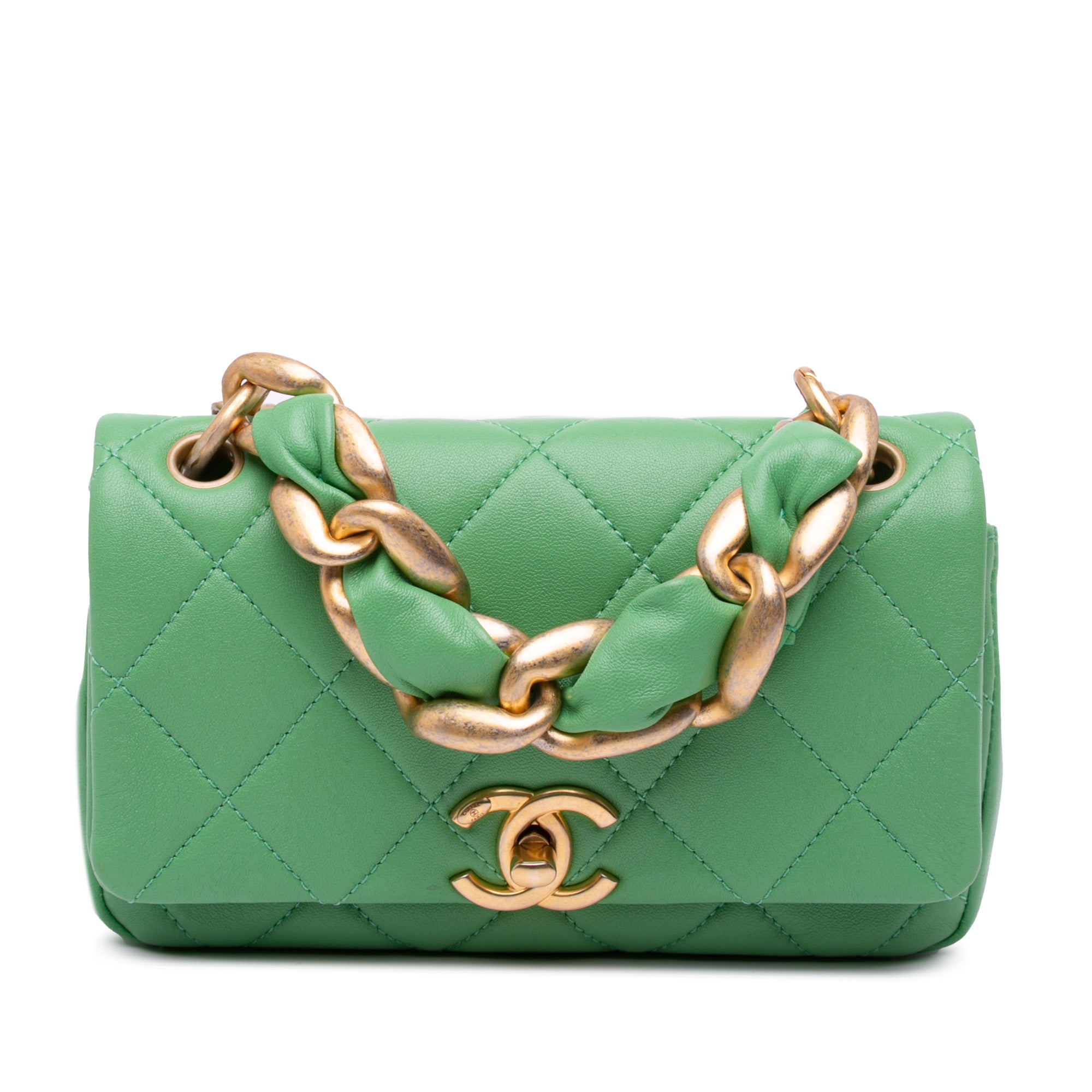 Chanel Small Quilted Lambskin Chain Is More Flap - image 1