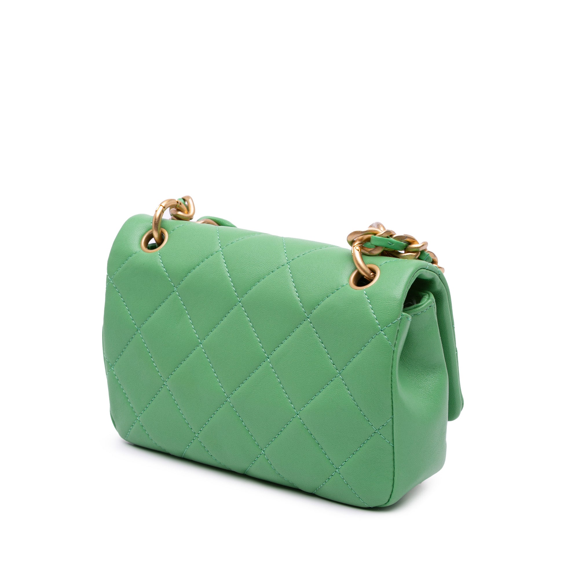 Chanel Small Quilted Lambskin Chain Is More Flap - image 2