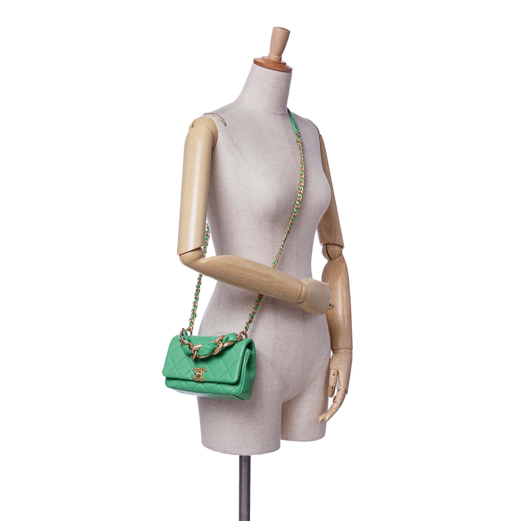 Chanel Small Quilted Lambskin Chain Is More Flap - image 8