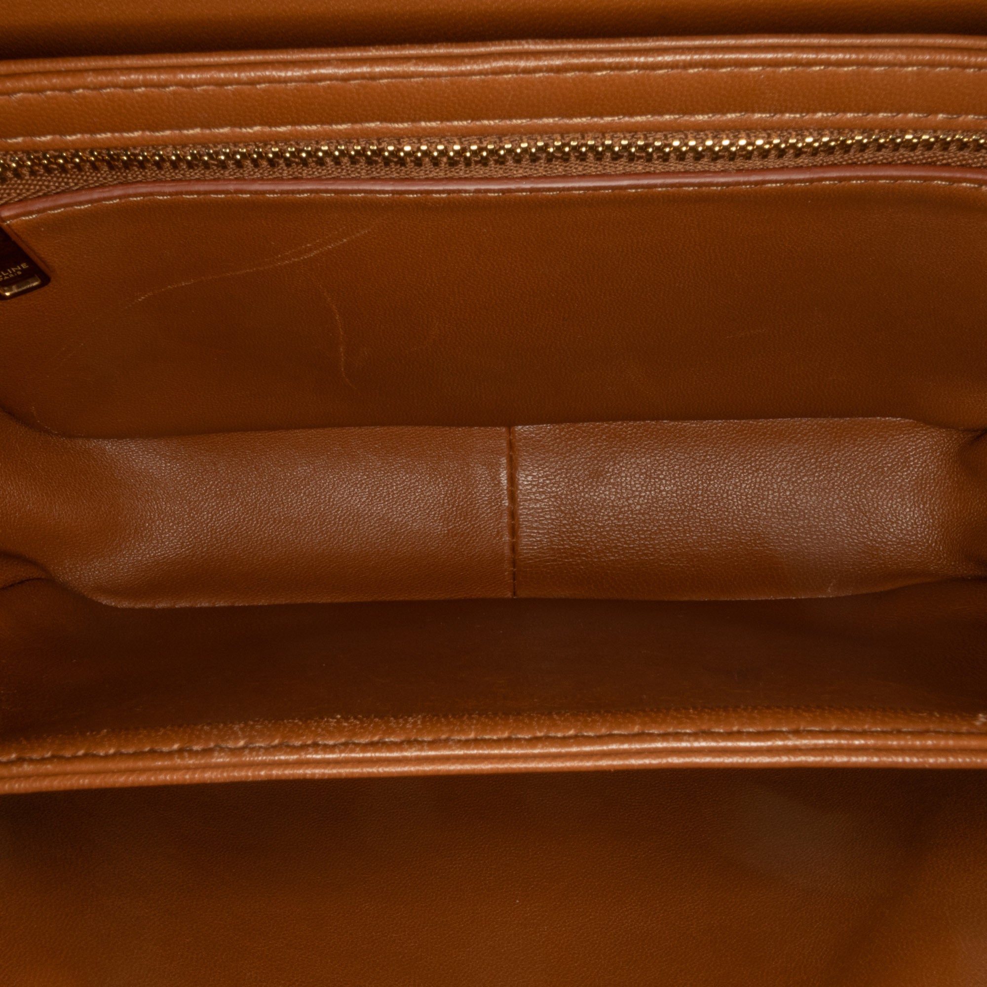Celine Teen Canvas and Calfskin Triomphe Crossbody - image 4