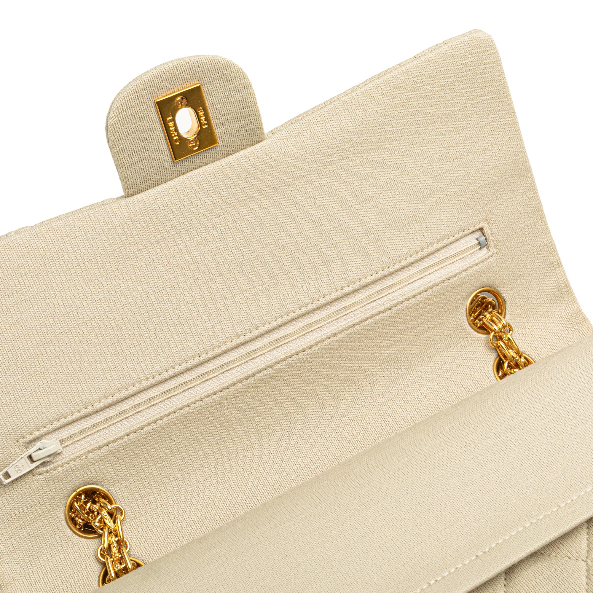 Chanel Medium Classic Jersey Double Flap - image 10