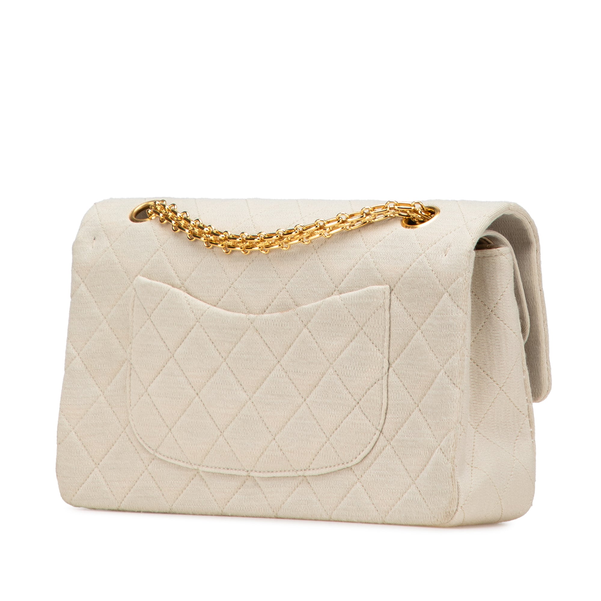 Chanel Medium Classic Jersey Double Flap - image 2
