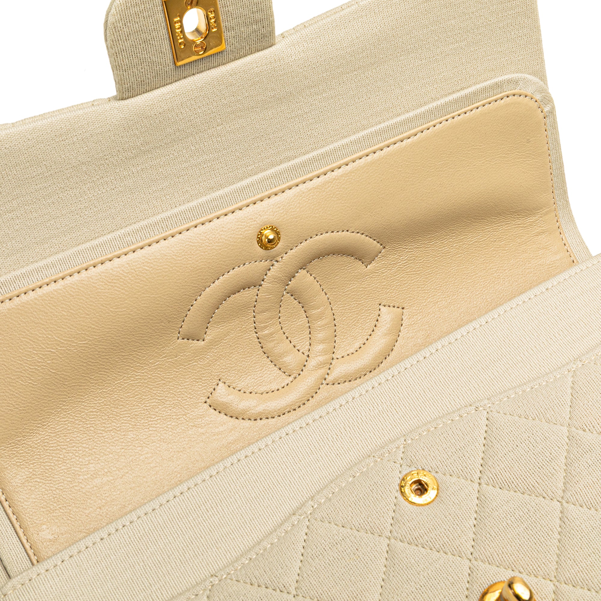 Chanel Medium Classic Jersey Double Flap - image 9