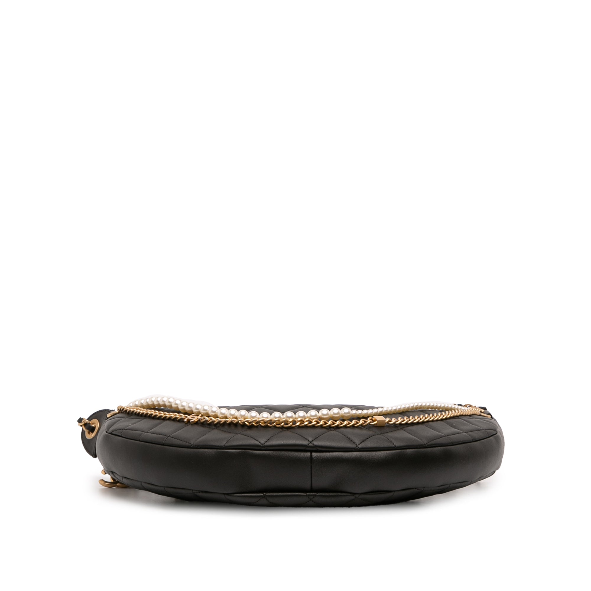 Chanel Quilted Lambskin All About Chains Hobo - image 3
