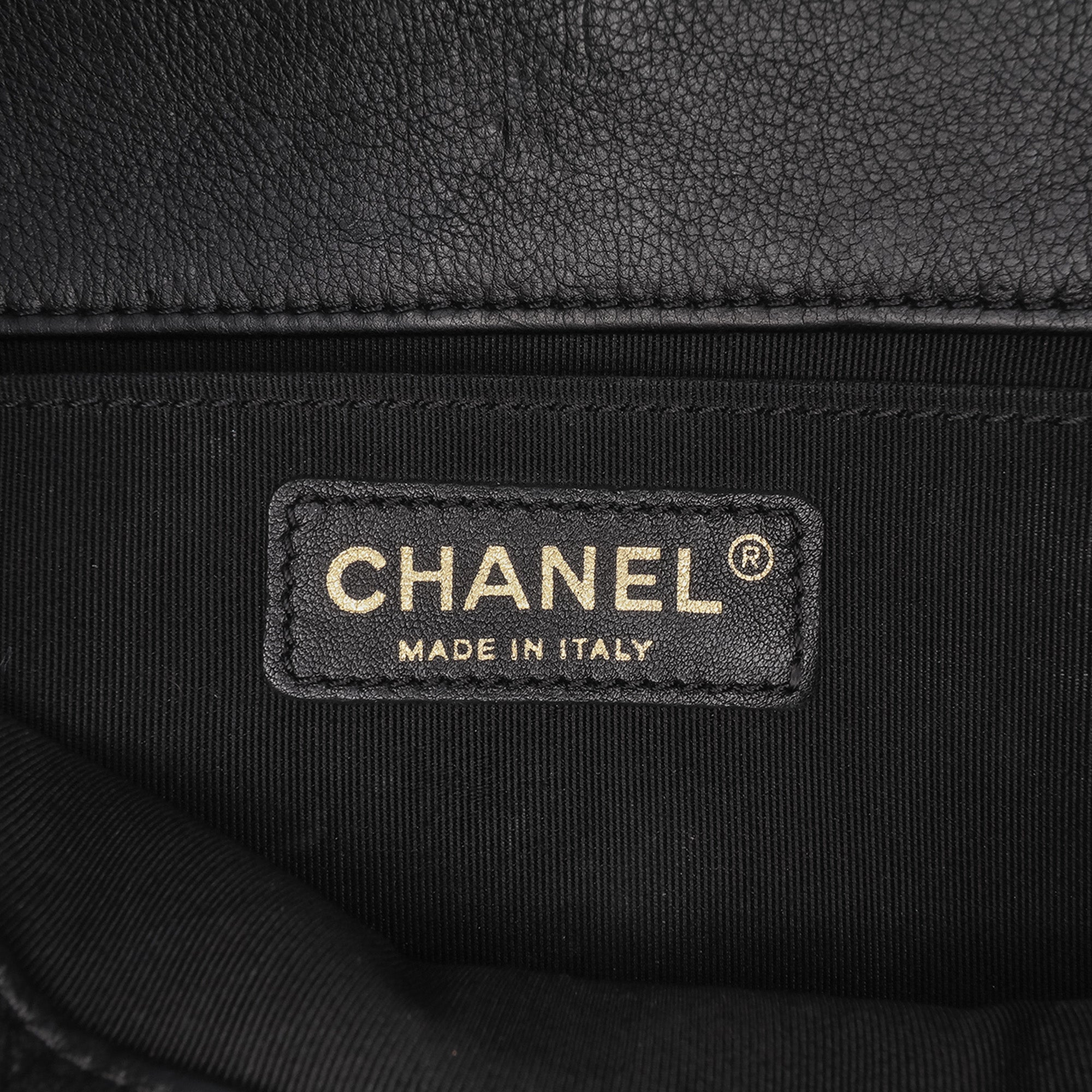 Chanel CC Chevron Lambskin Round Flap Satchel - image 5