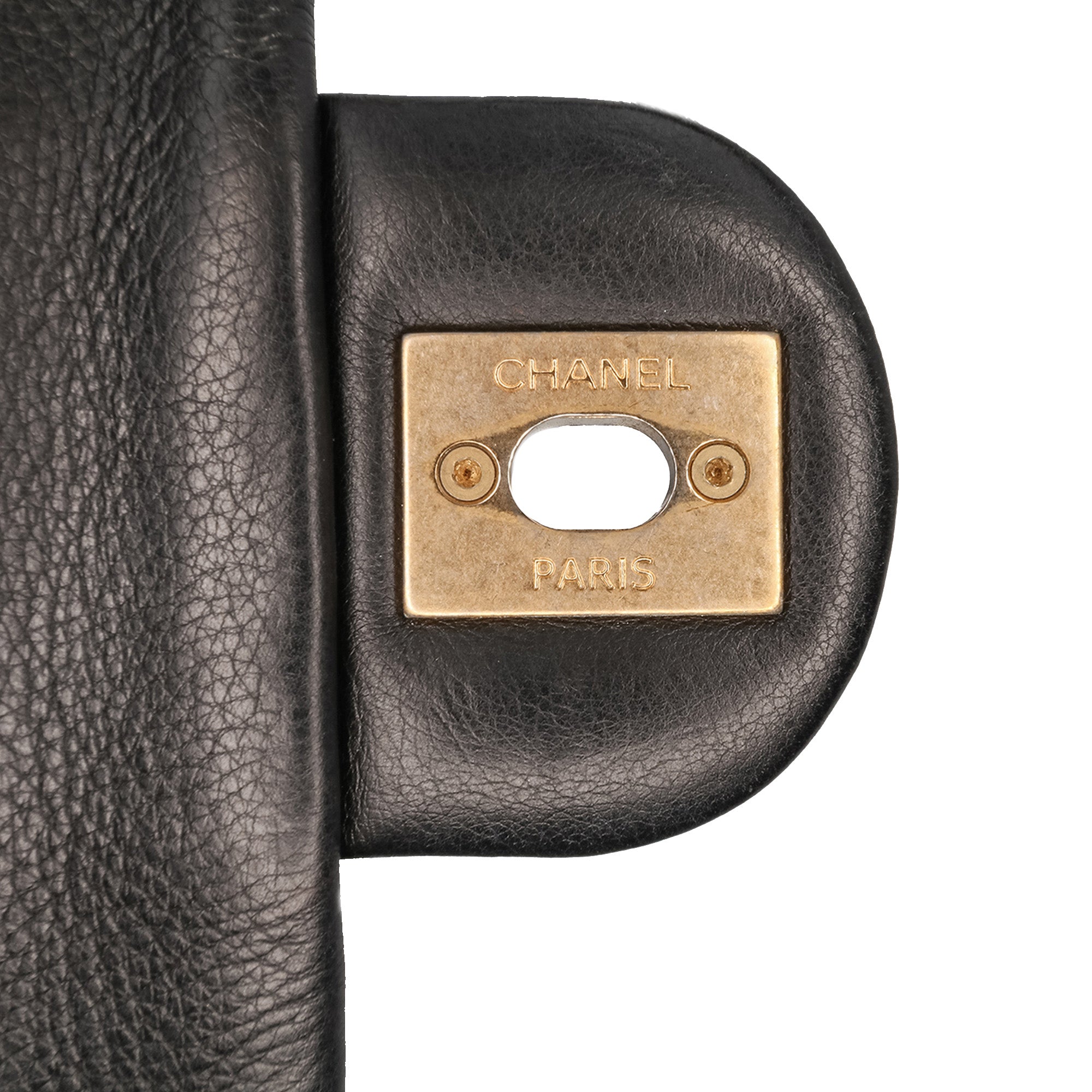 Chanel CC Chevron Lambskin Round Flap Satchel - image 7