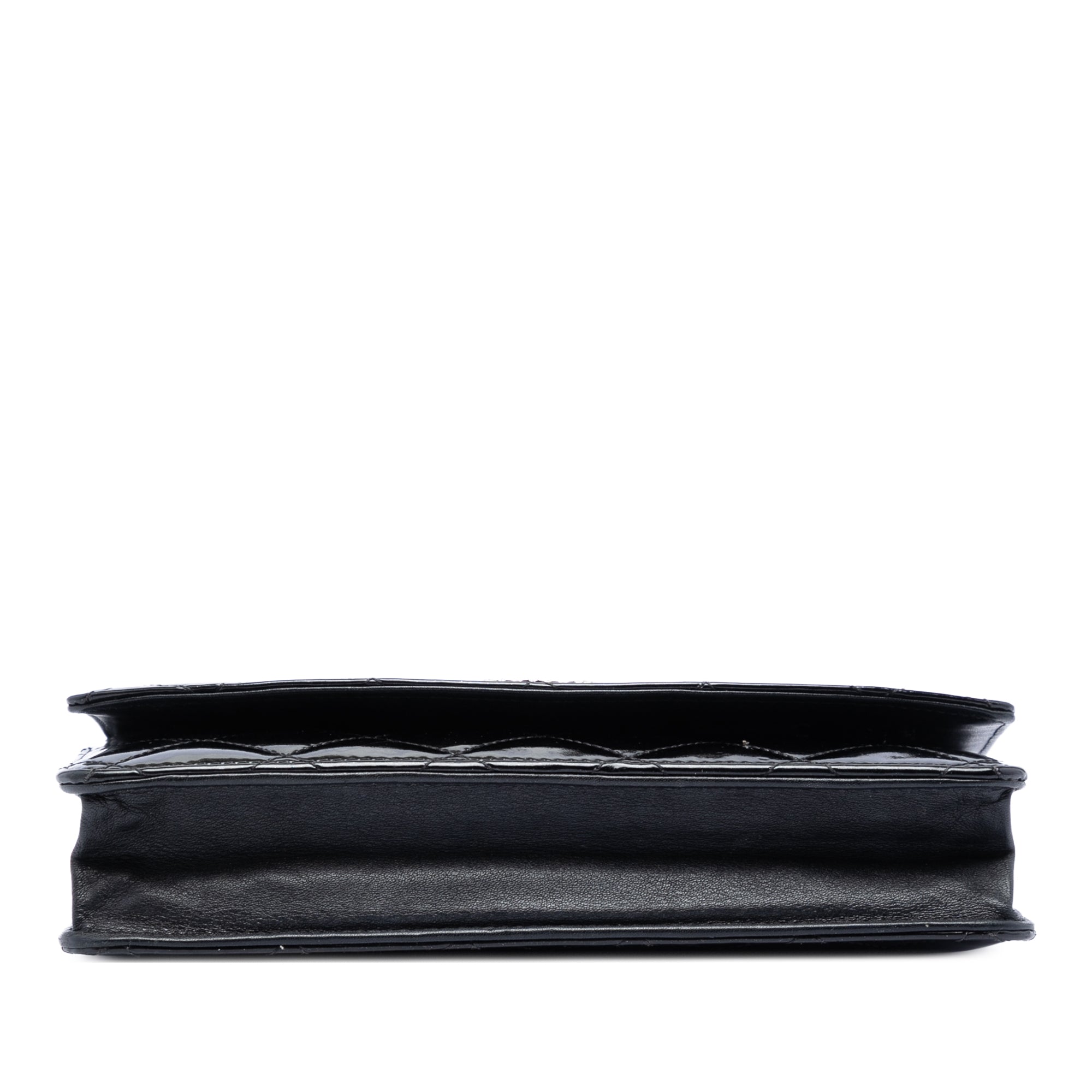 Chanel CC Quilted Patent Brilliant Wallet On Chain - image 3
