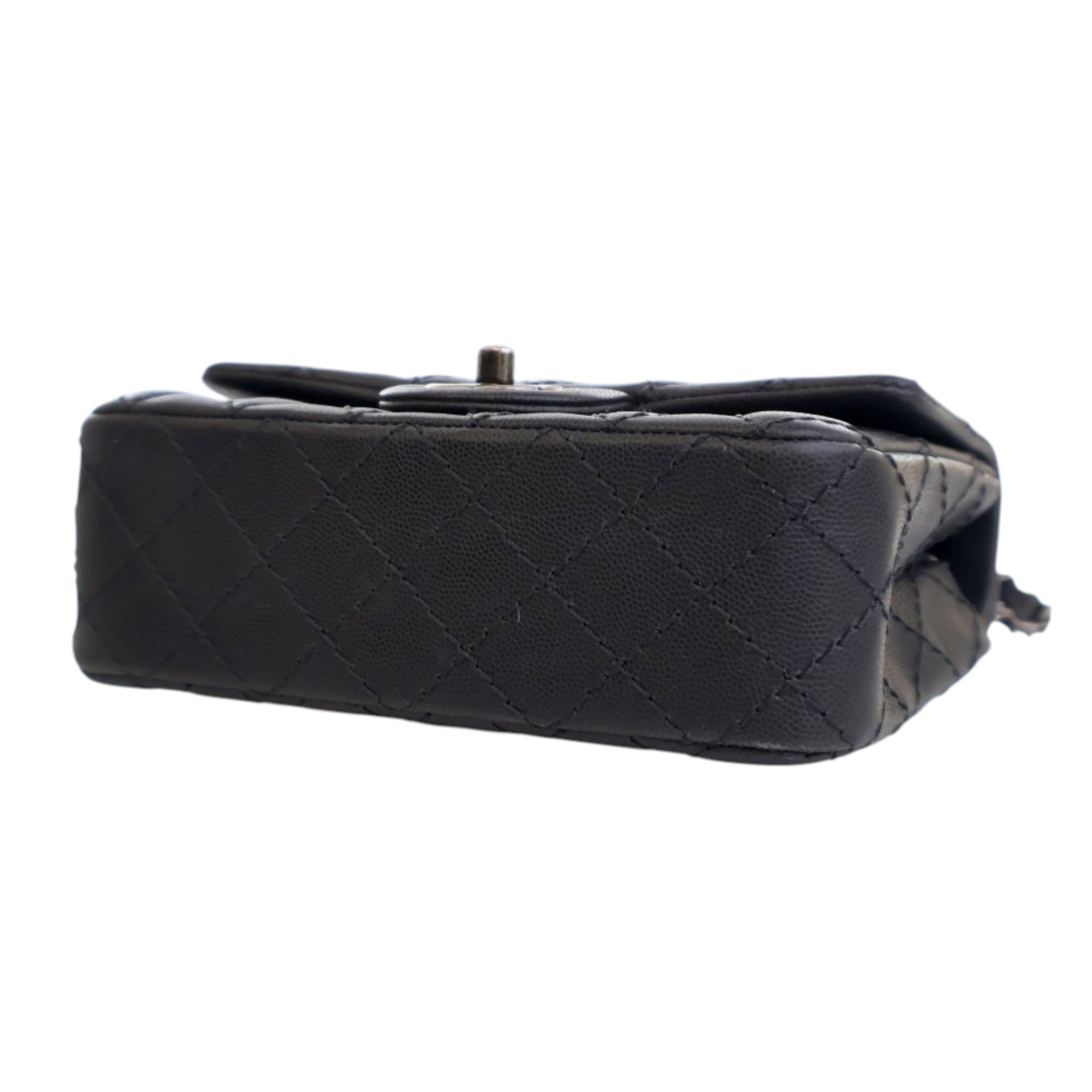 Chanel Mini Rectangular Classic Caviar Stitch It Single Flap - image 11