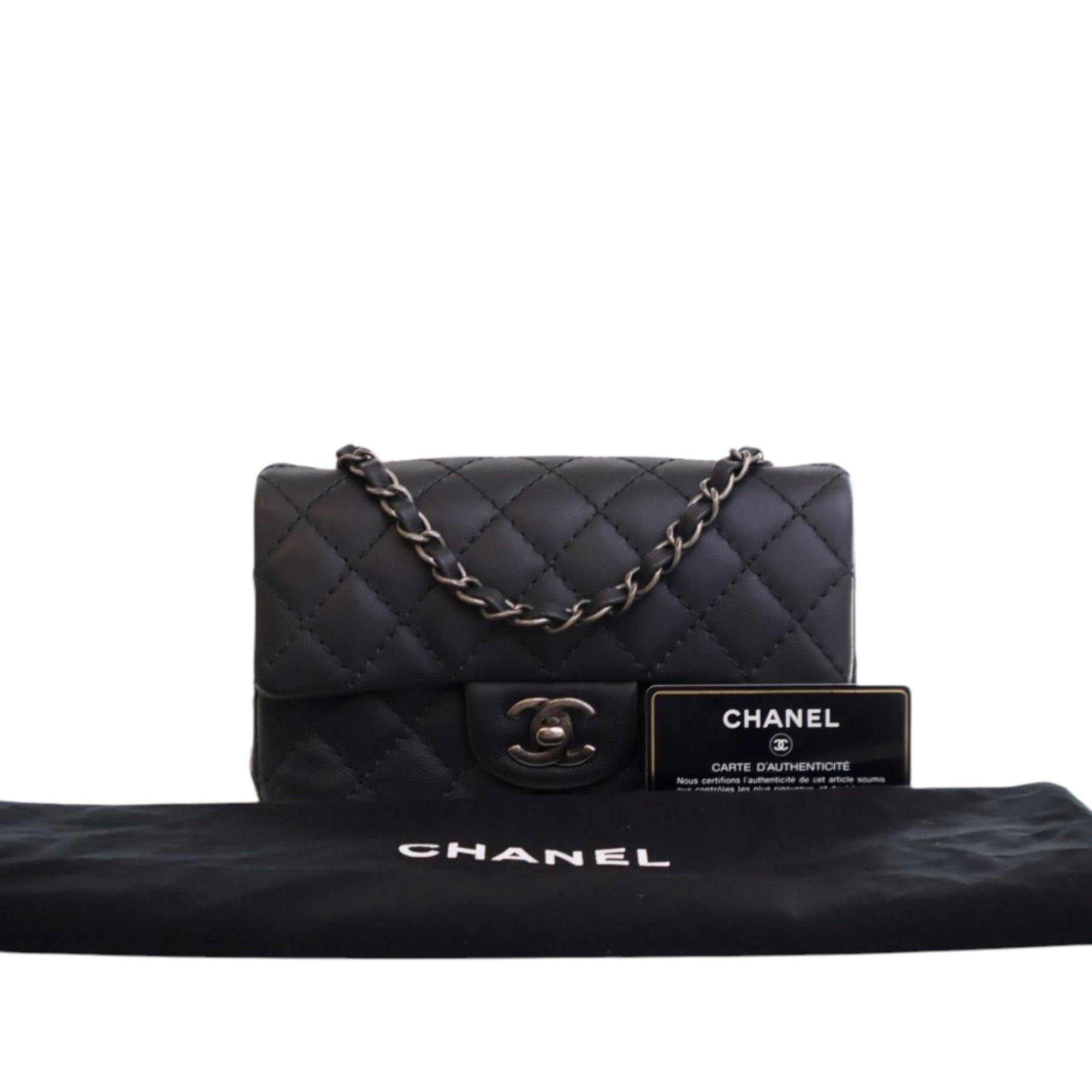 Chanel Mini Rectangular Classic Caviar Stitch It Single Flap - image 15