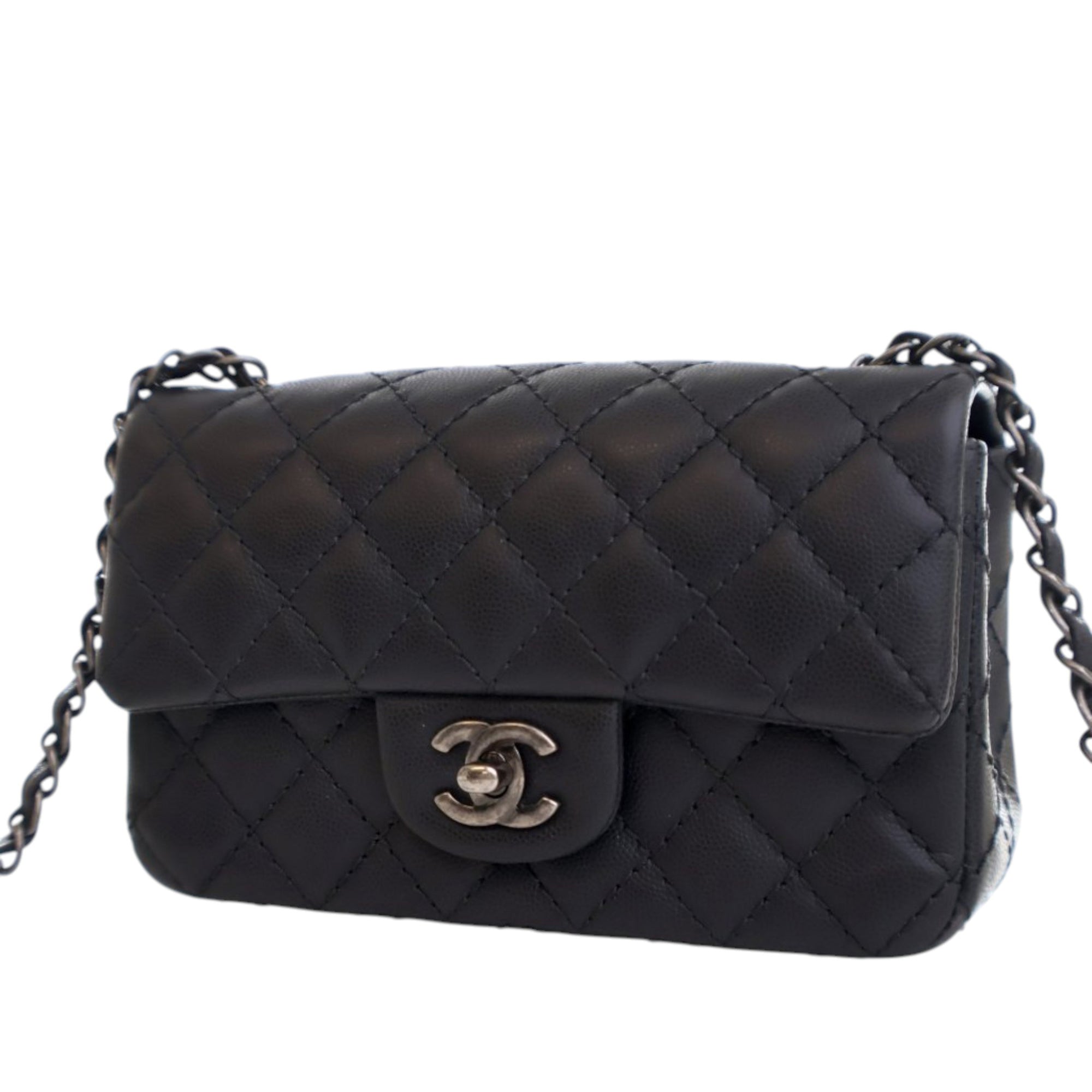 Chanel Mini Rectangular Classic Caviar Stitch It Single Flap - image 2