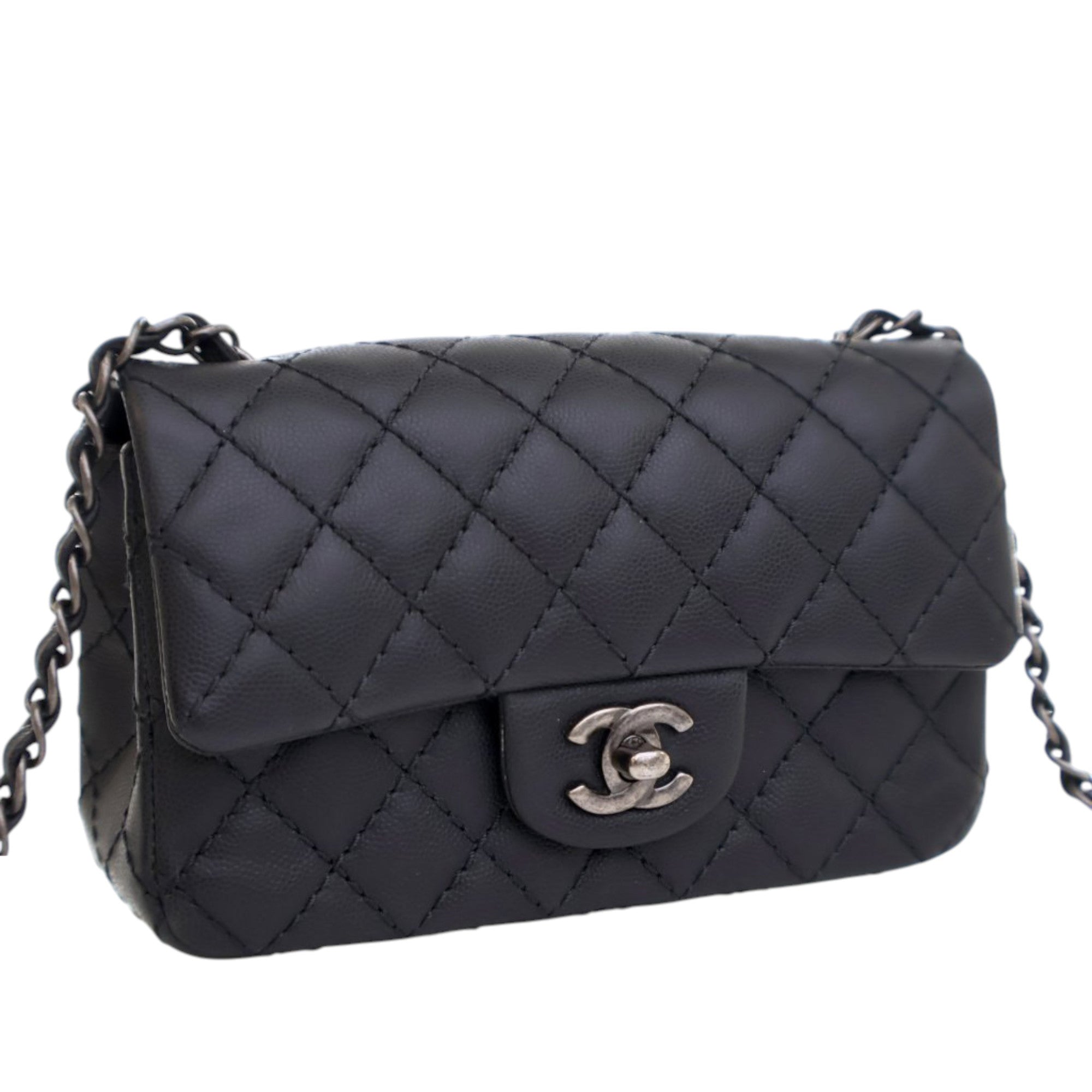 Chanel Mini Rectangular Classic Caviar Stitch It Single Flap - image 3