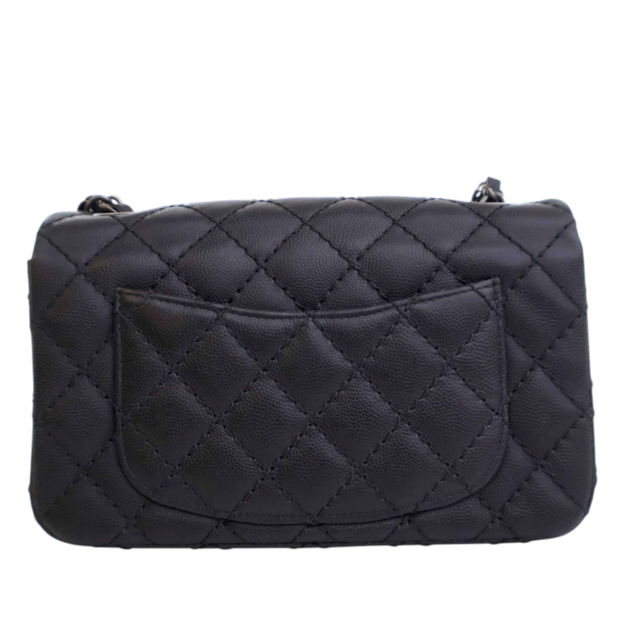 Chanel Mini Rectangular Classic Caviar Stitch It Single Flap - image 4
