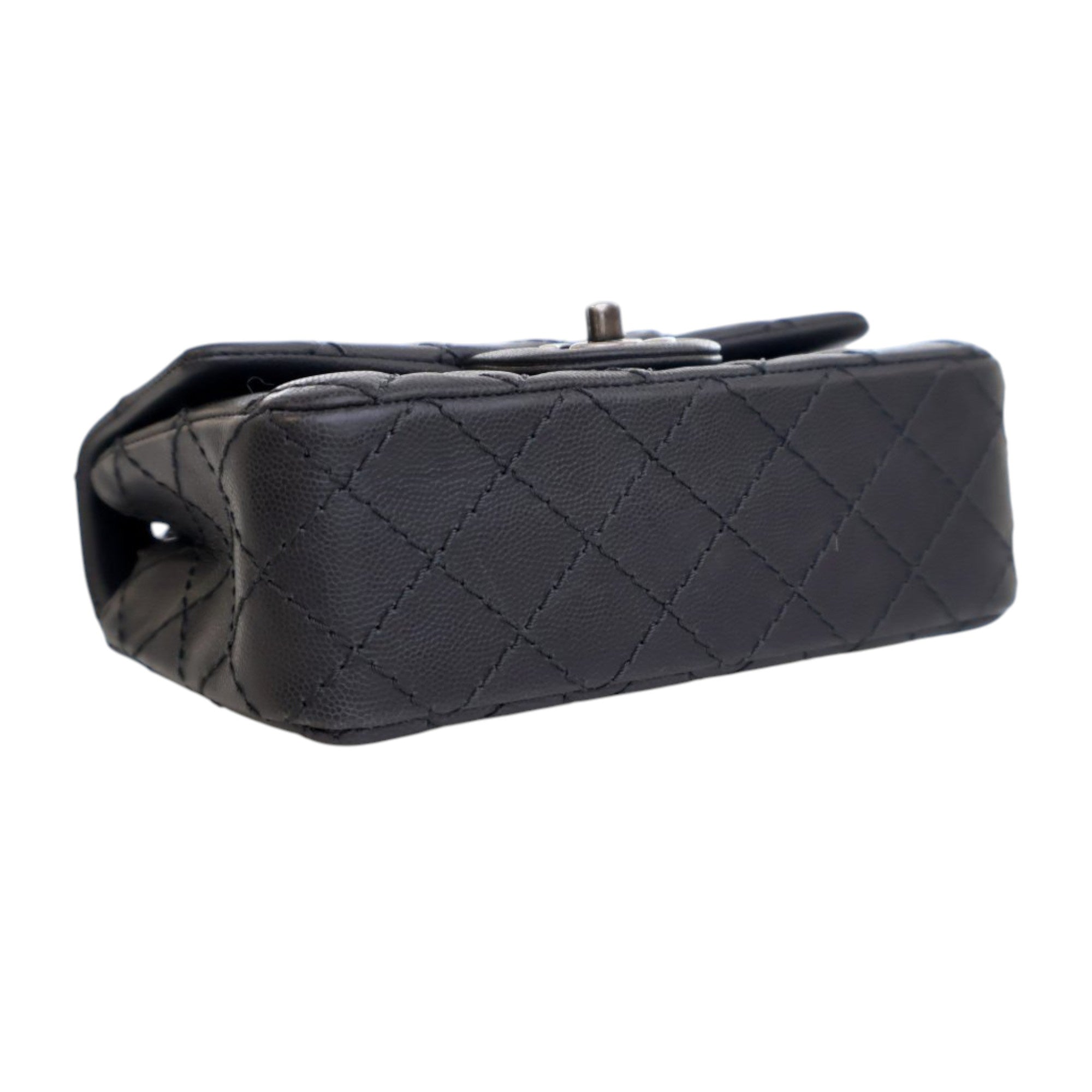 Chanel Mini Rectangular Classic Caviar Stitch It Single Flap - image 9