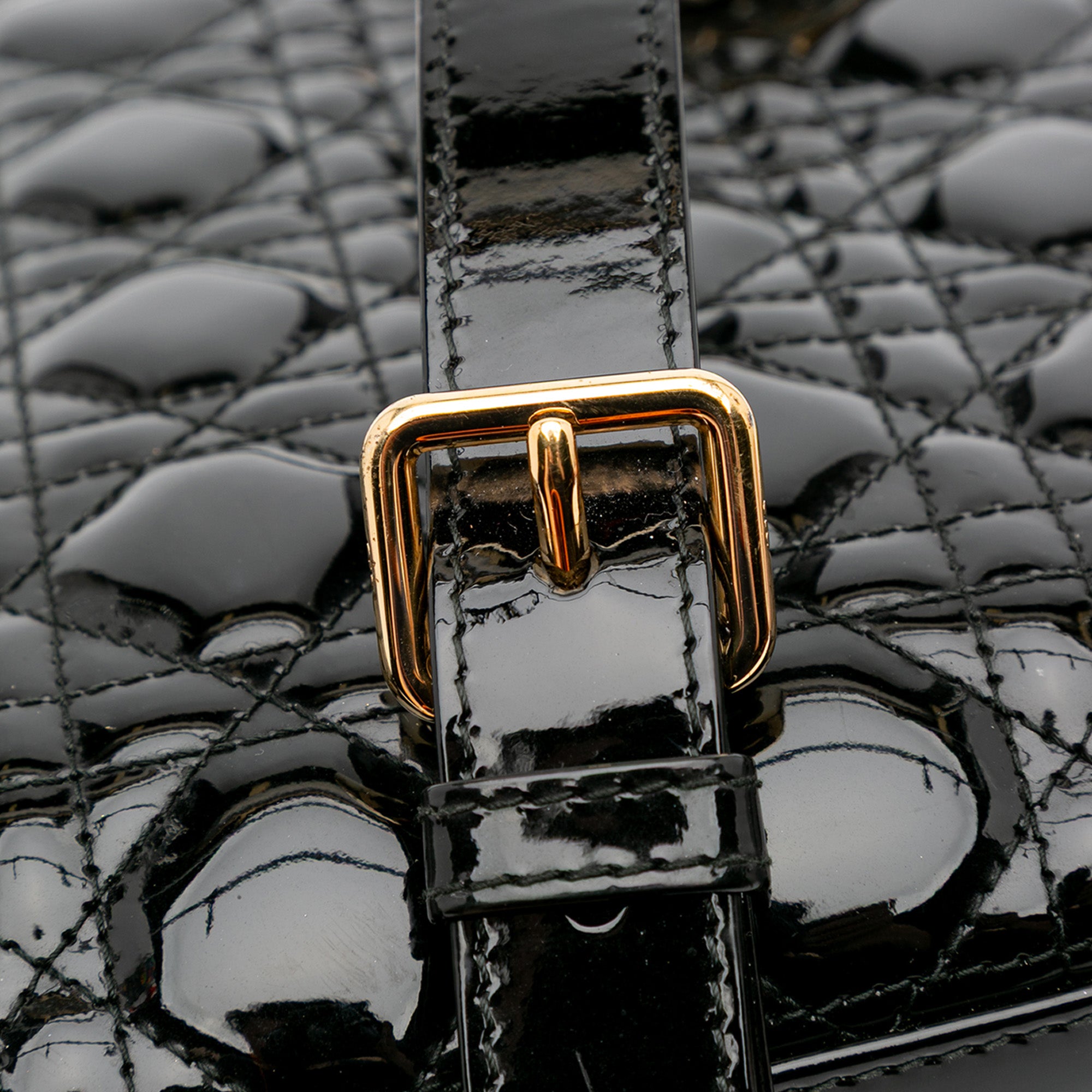 Dior Medium Patent Cannage Lady Dior - image 13