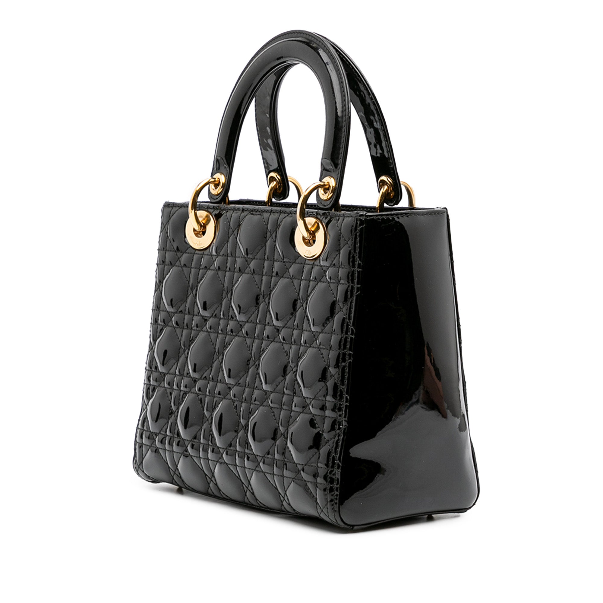 Dior Medium Patent Cannage Lady Dior - image 2