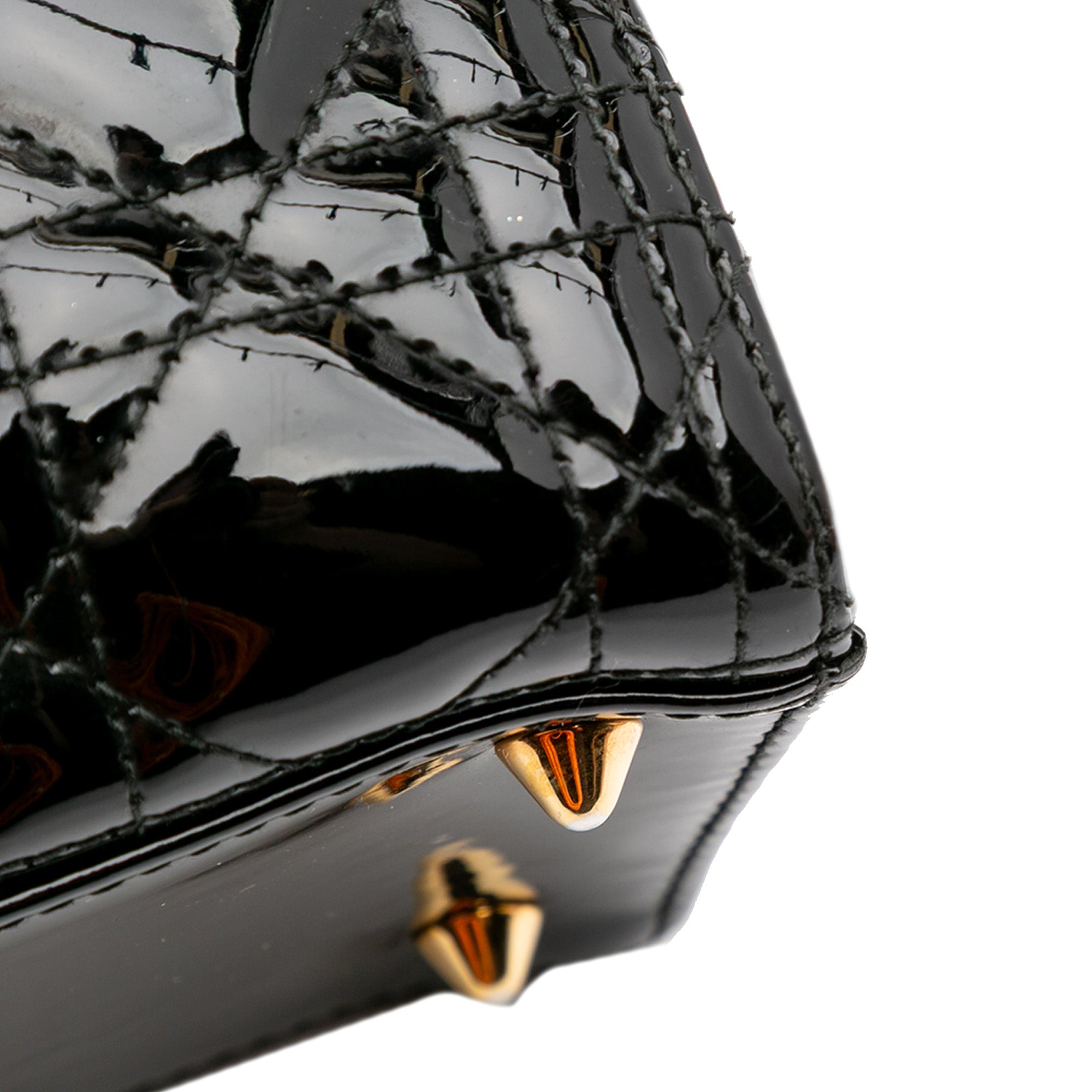 Dior Medium Patent Cannage Lady Dior - image 8