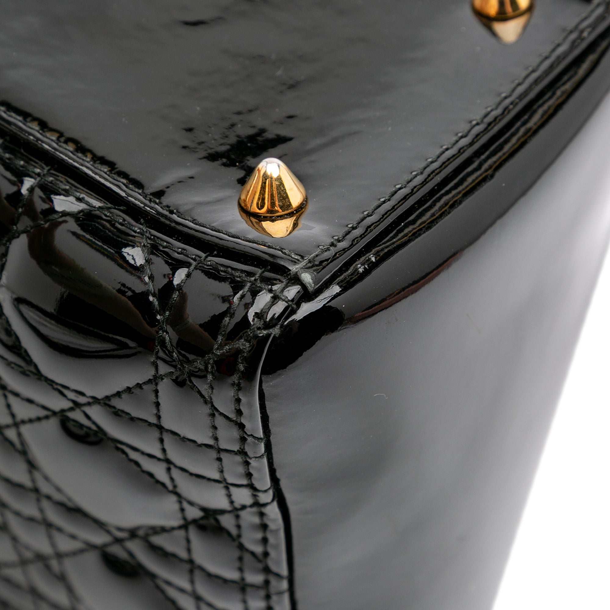 Dior Medium Patent Cannage Lady Dior - image 9