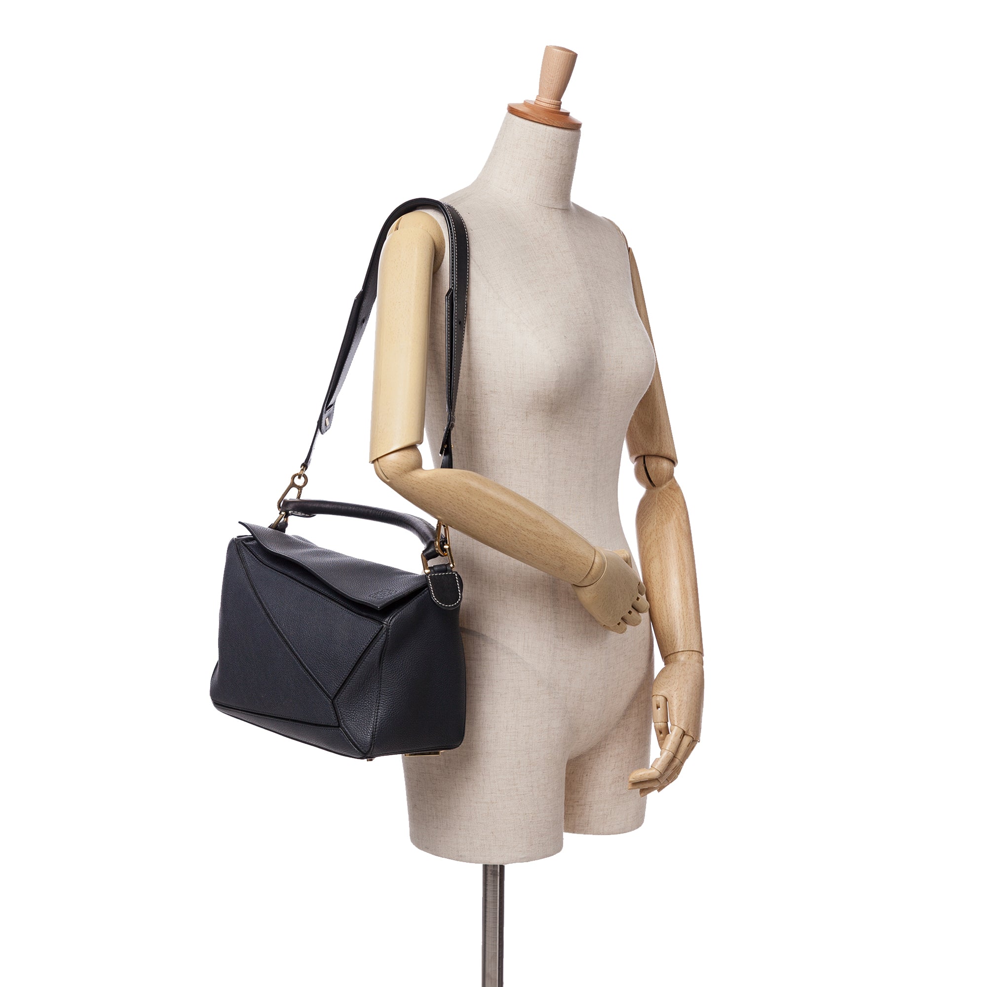 LOEWE Medium Calfskin Puzzle Satchel - image 10