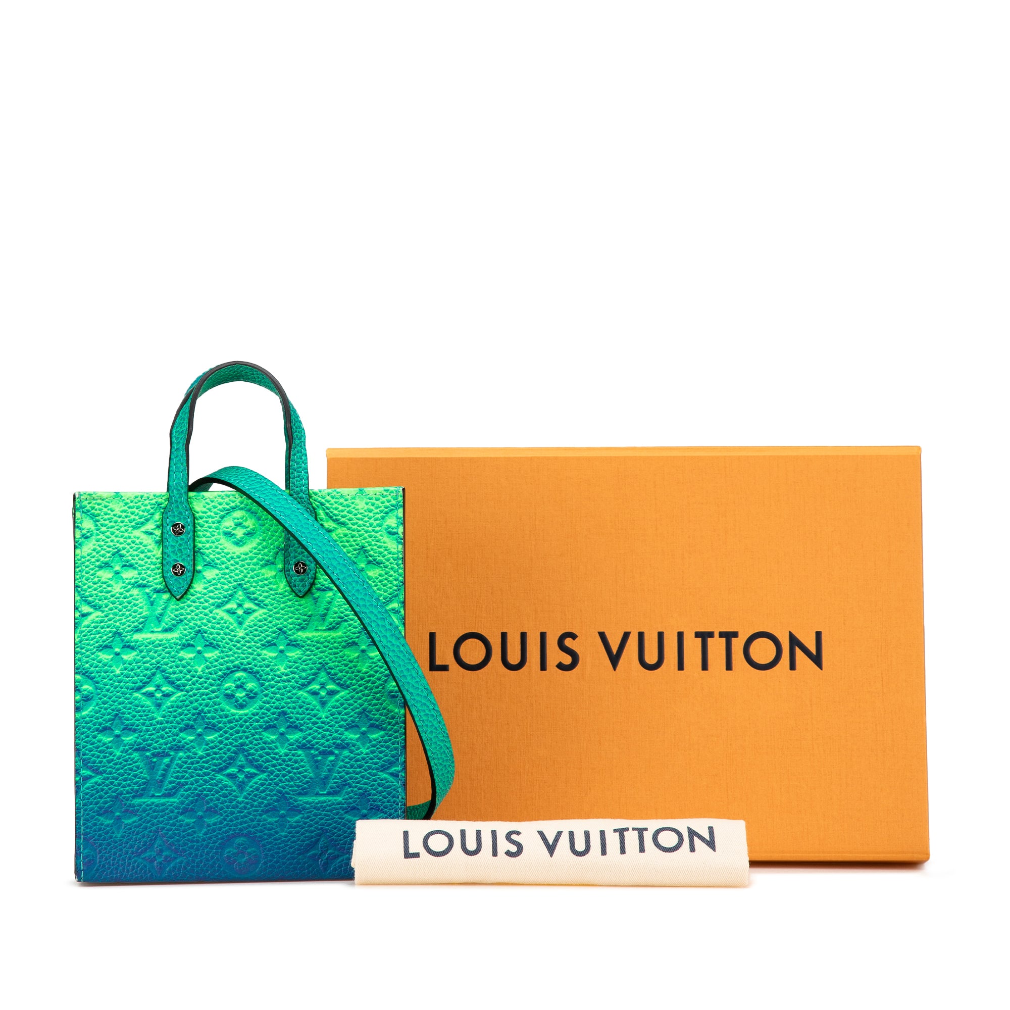 Louis Vuitton Monogram Taurillon Illusion Sac Plat XS - image 12