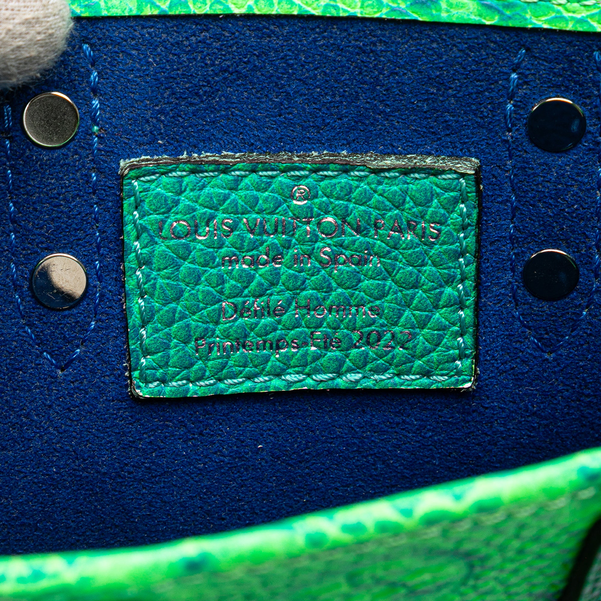 Louis Vuitton Monogram Taurillon Illusion Sac Plat XS - image 5