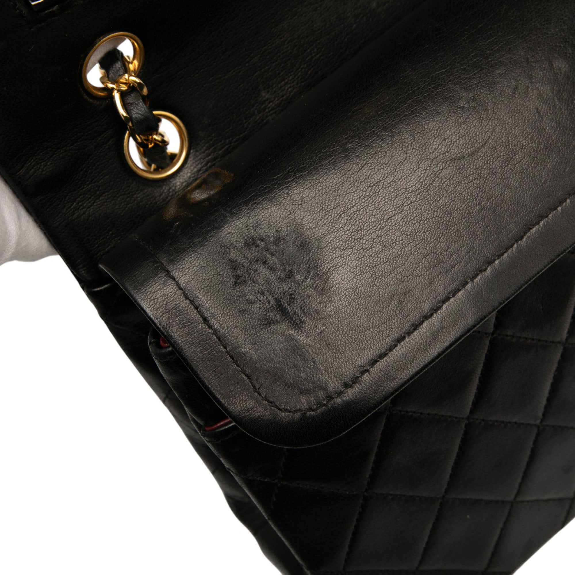 Chanel Medium Classic Lambskin Double Flap - image 10