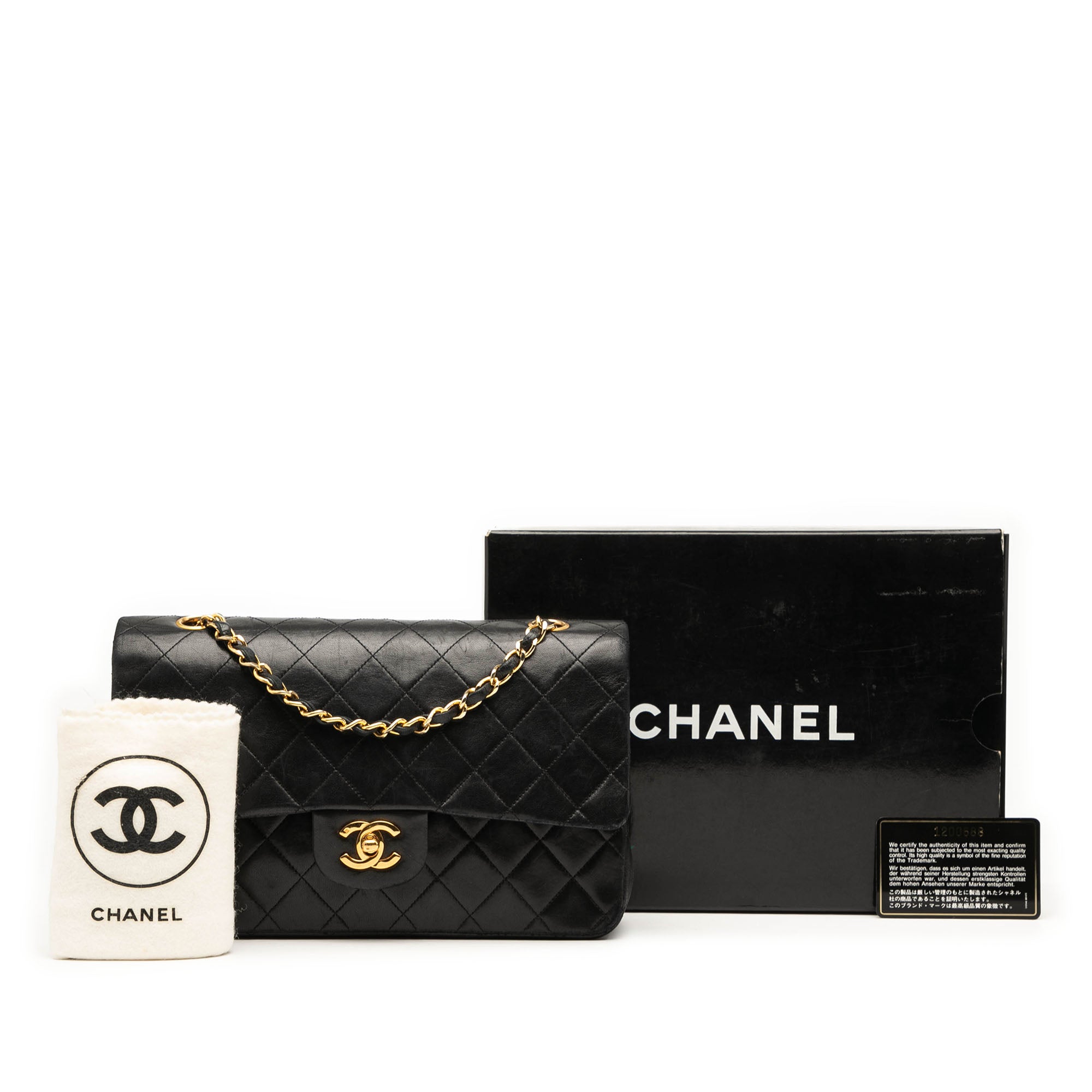 Chanel Medium Classic Lambskin Double Flap - image 12