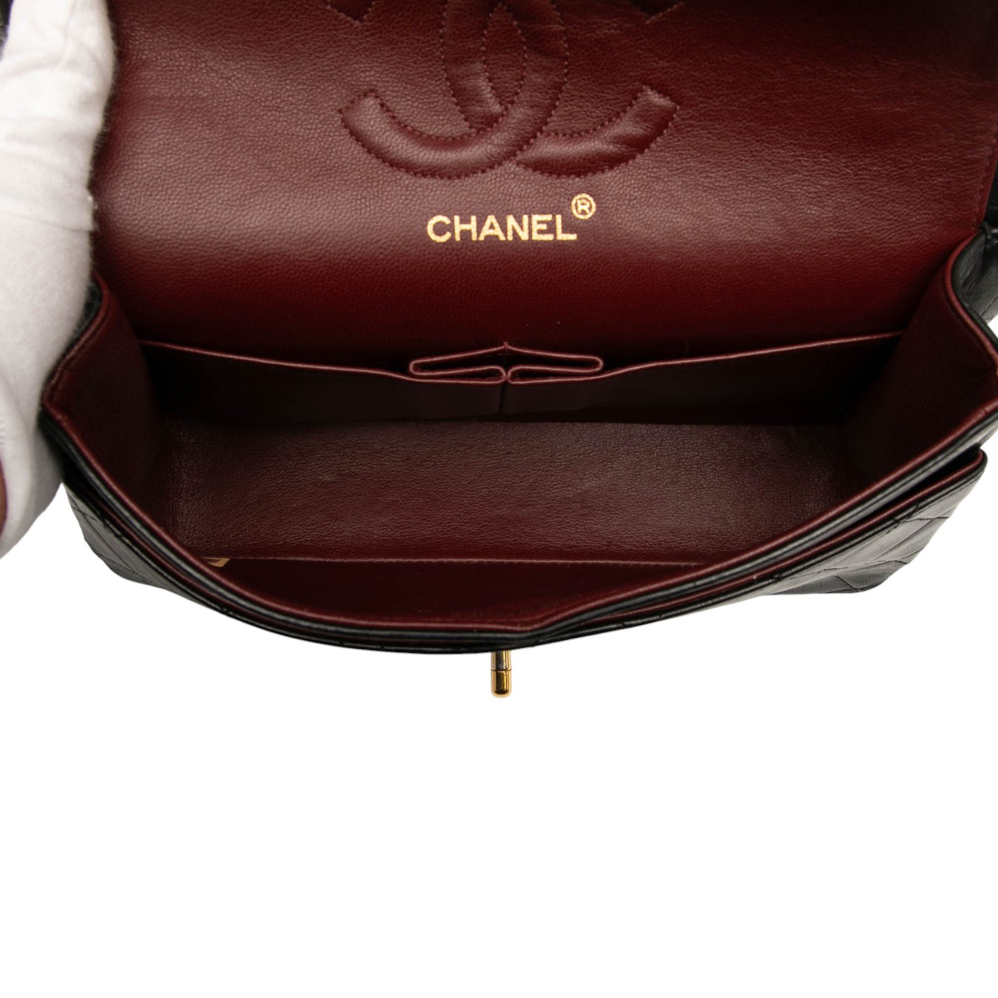 Chanel Medium Classic Lambskin Double Flap - image 4