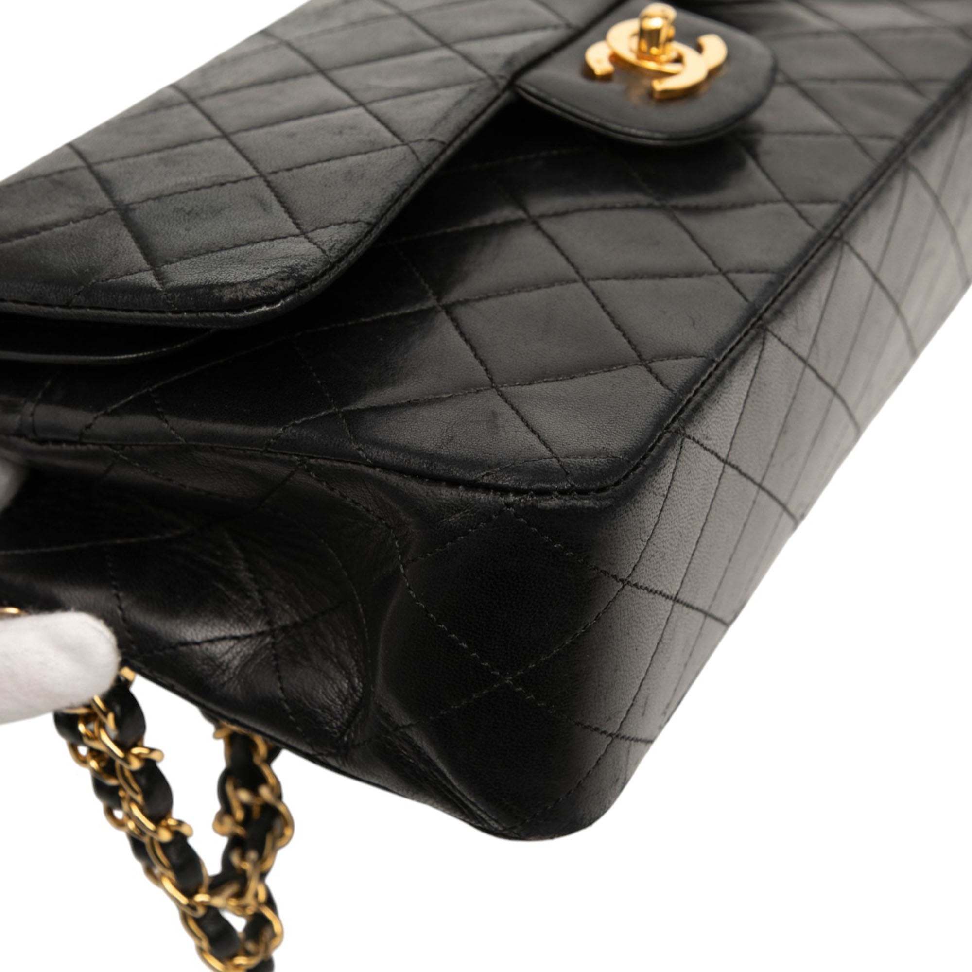 Chanel Medium Classic Lambskin Double Flap - image 8