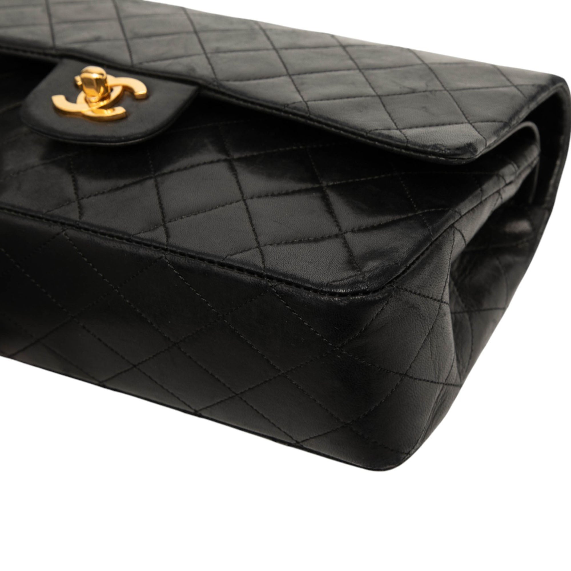 Chanel Medium Classic Lambskin Double Flap - image 9
