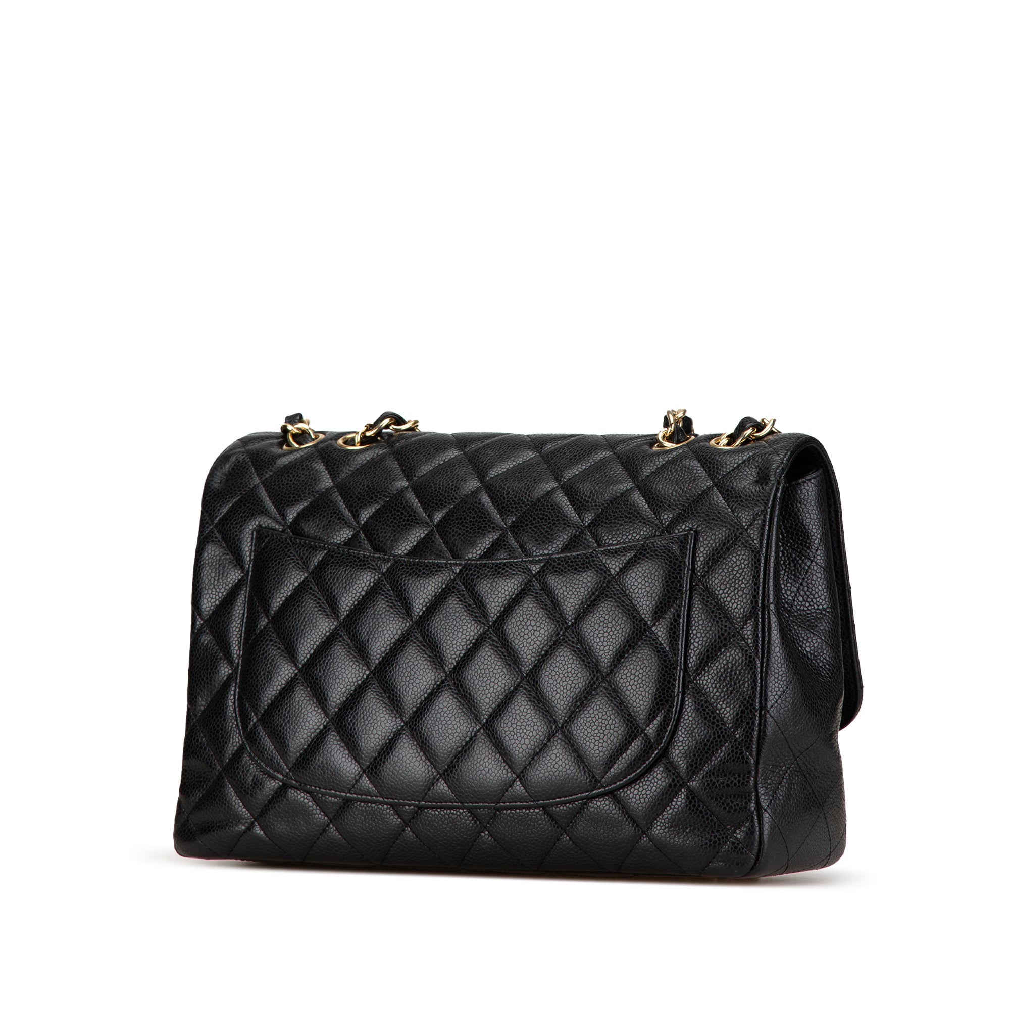 Chanel Jumbo Classic Caviar Single Flap - image 2