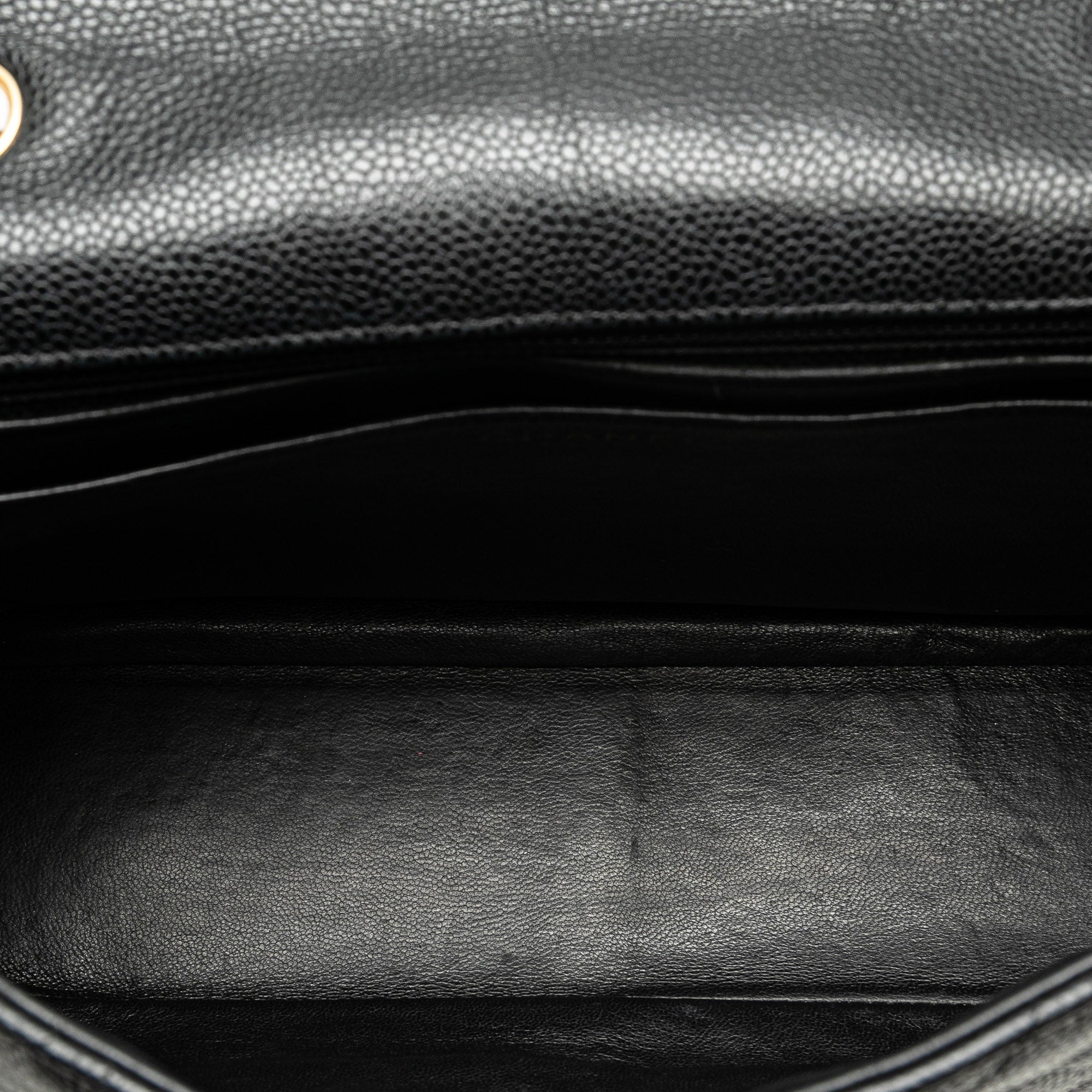 Chanel Jumbo Classic Caviar Single Flap - image 4