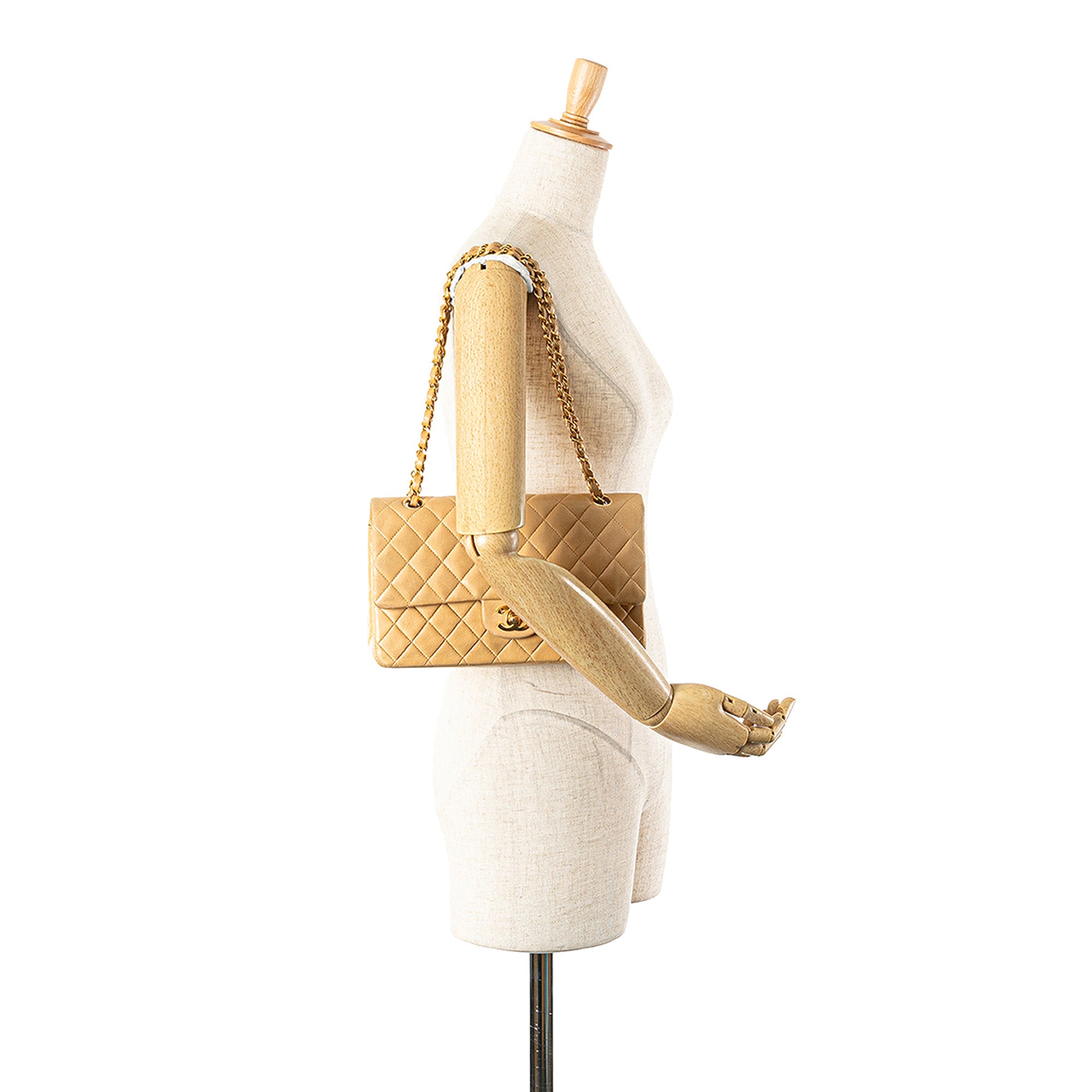Chanel Medium Classic Lambskin Double Flap - image 15