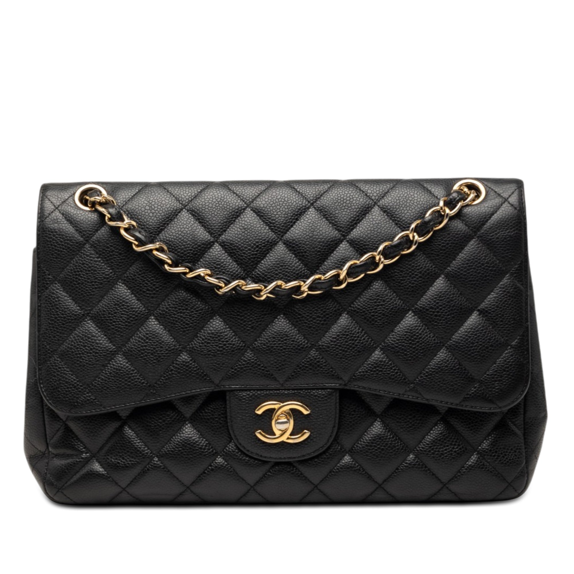 Chanel Jumbo Classic Caviar Double Flap - image 1