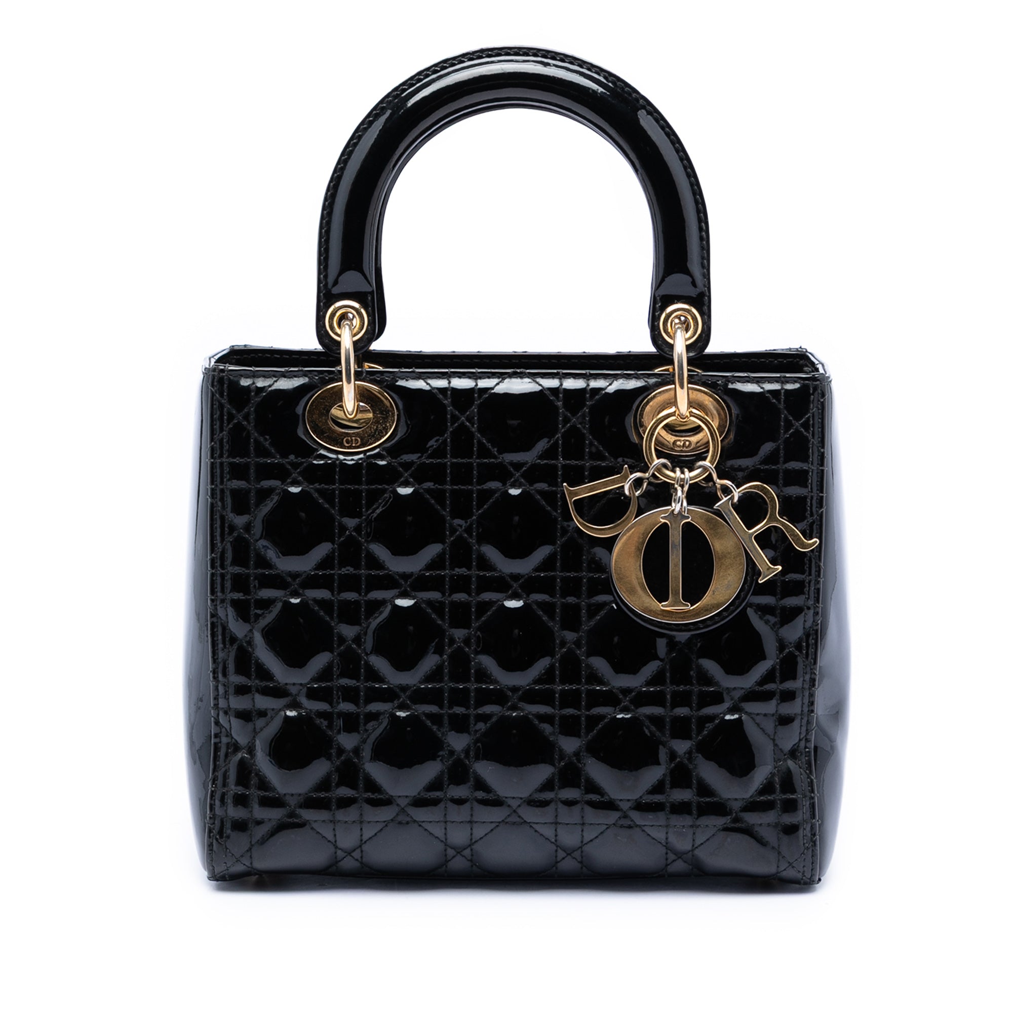 Dior Medium Patent Cannage Lady Dior - image 1