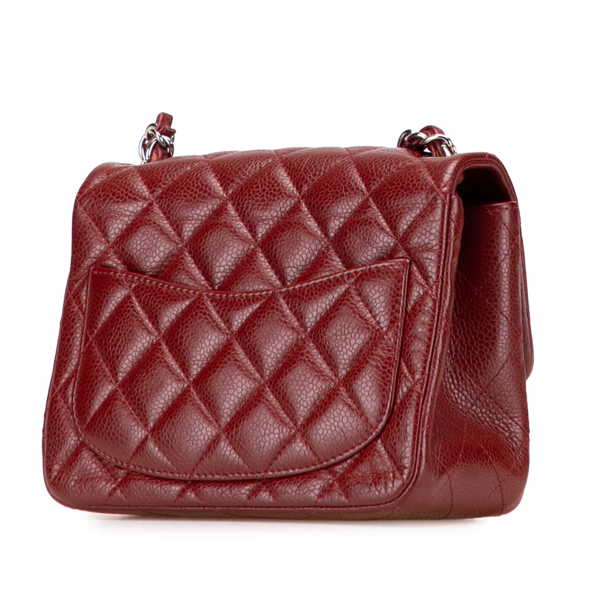Chanel Mini Square Classic Caviar Single Flap - image 2