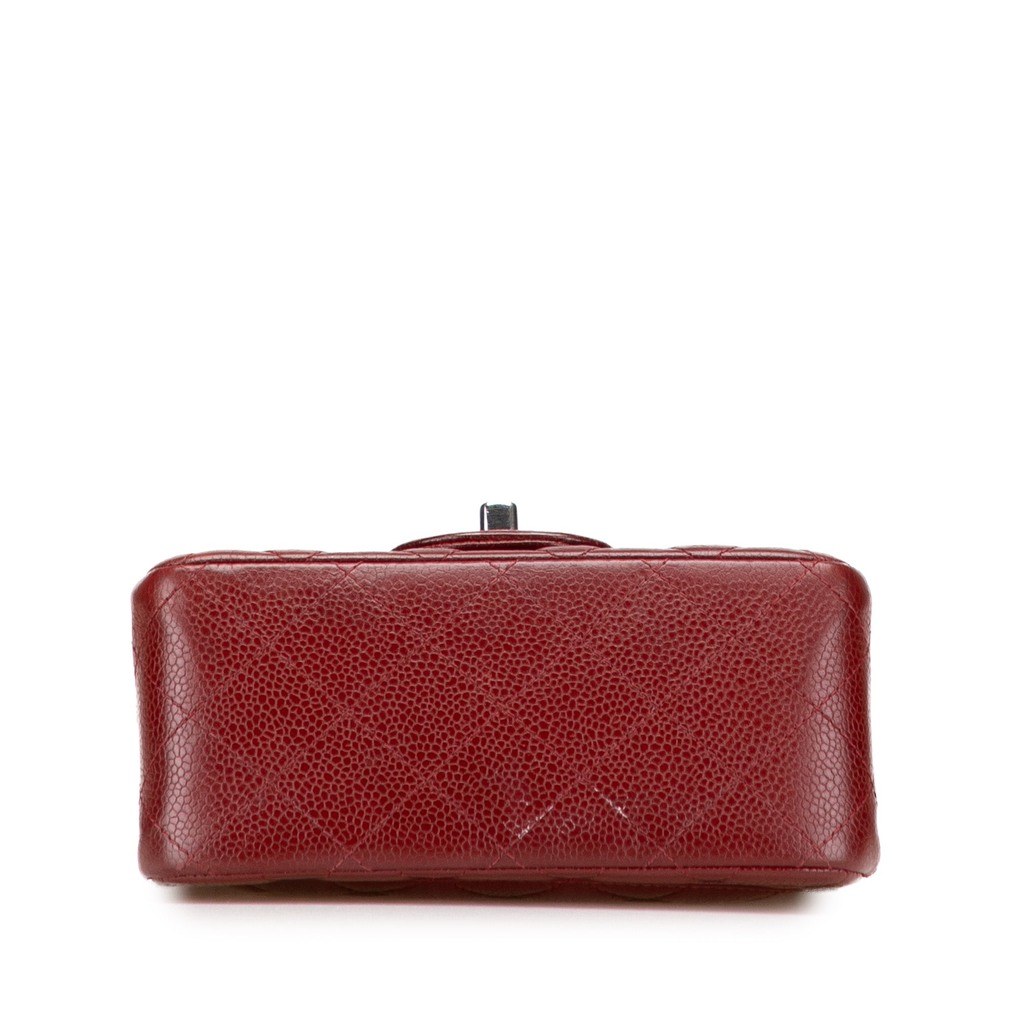 Chanel Mini Square Classic Caviar Single Flap - image 3