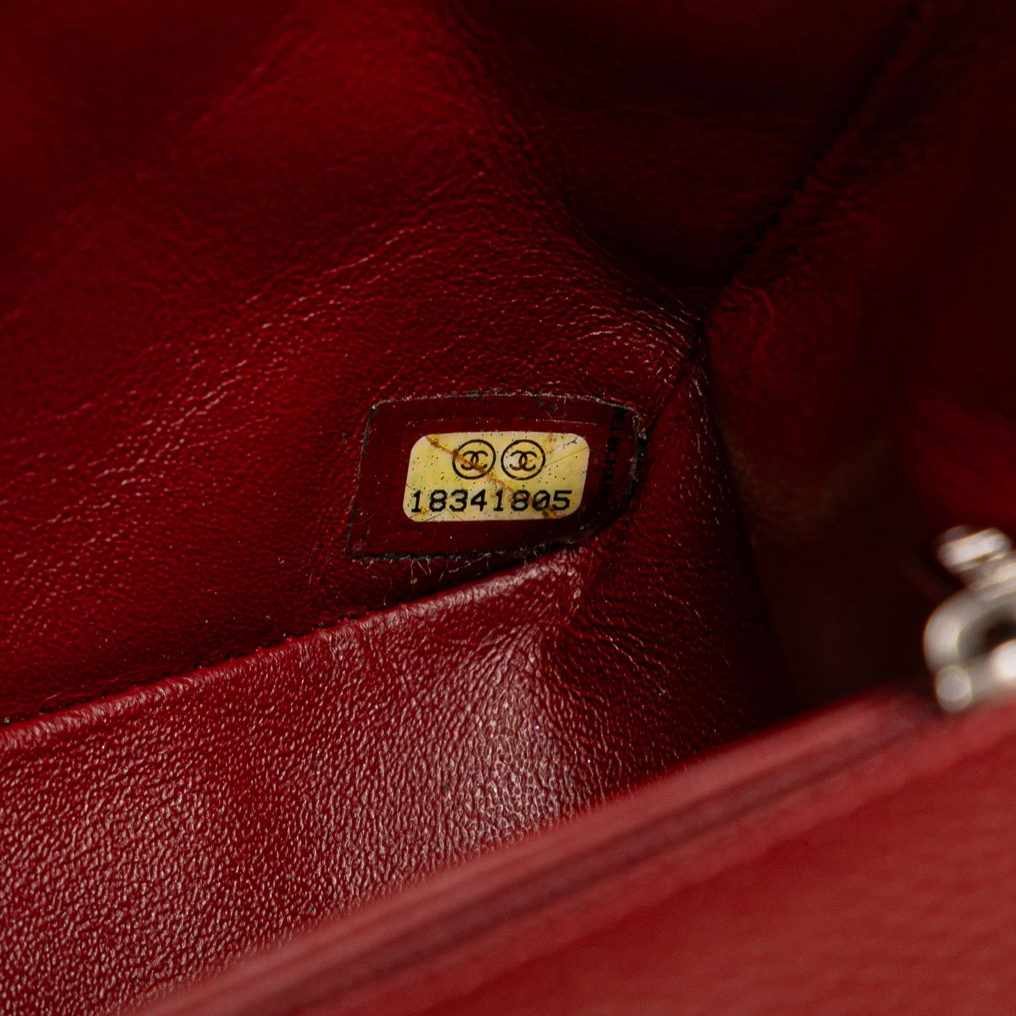 Chanel Mini Square Classic Caviar Single Flap - image 6