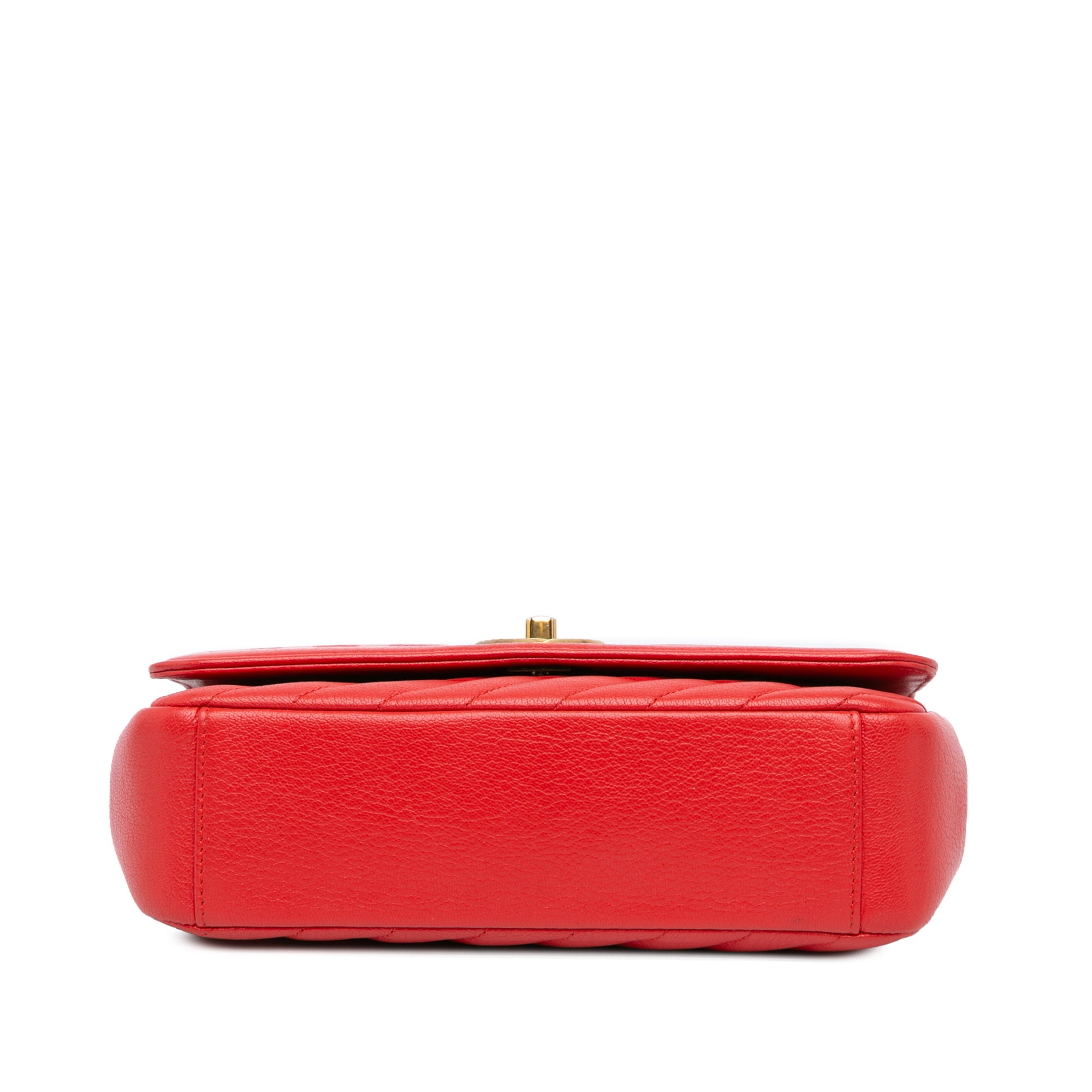 Chanel Small Diagonal Quilted Goatskin Flap - image 3