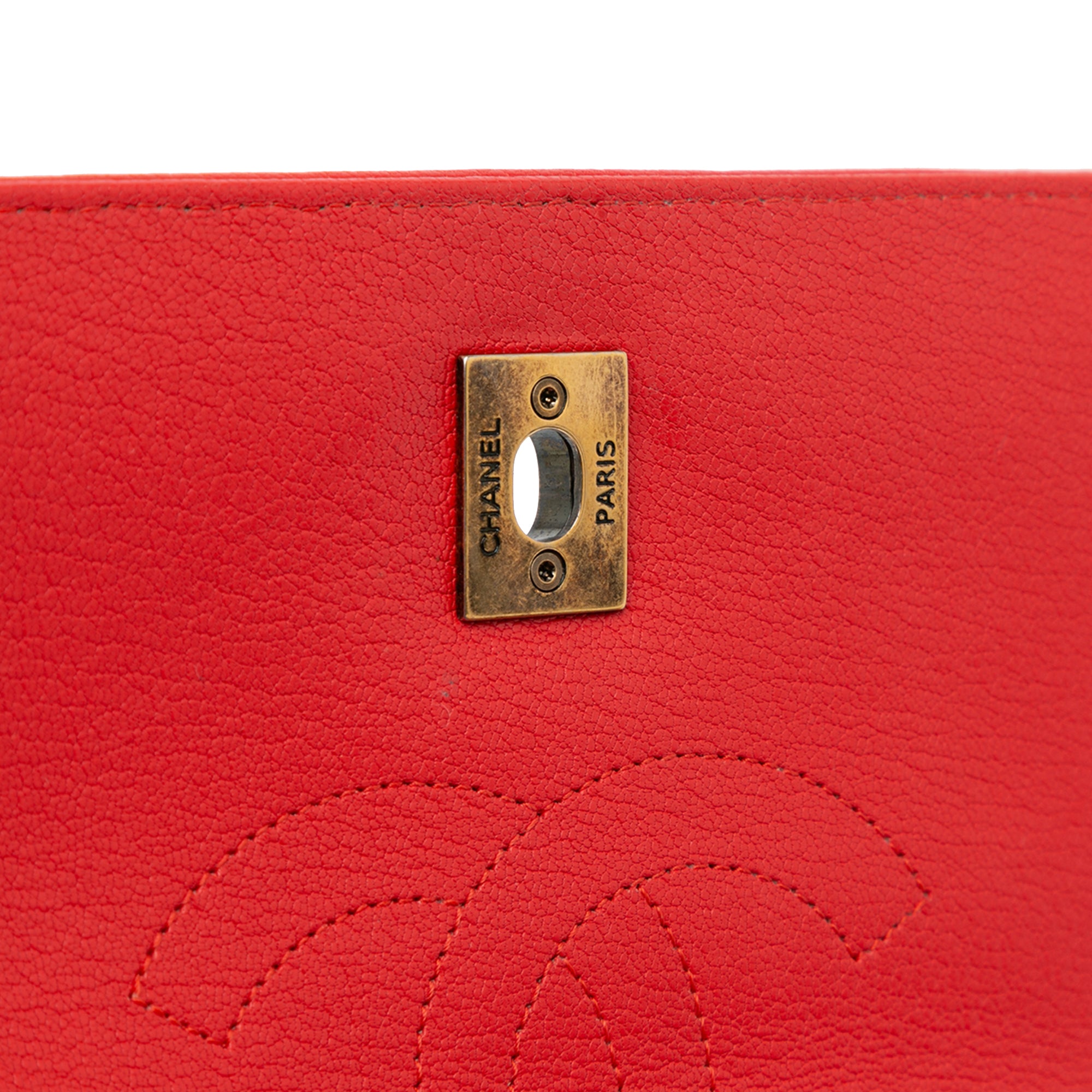 Chanel Small Diagonal Quilted Goatskin Flap - image 8