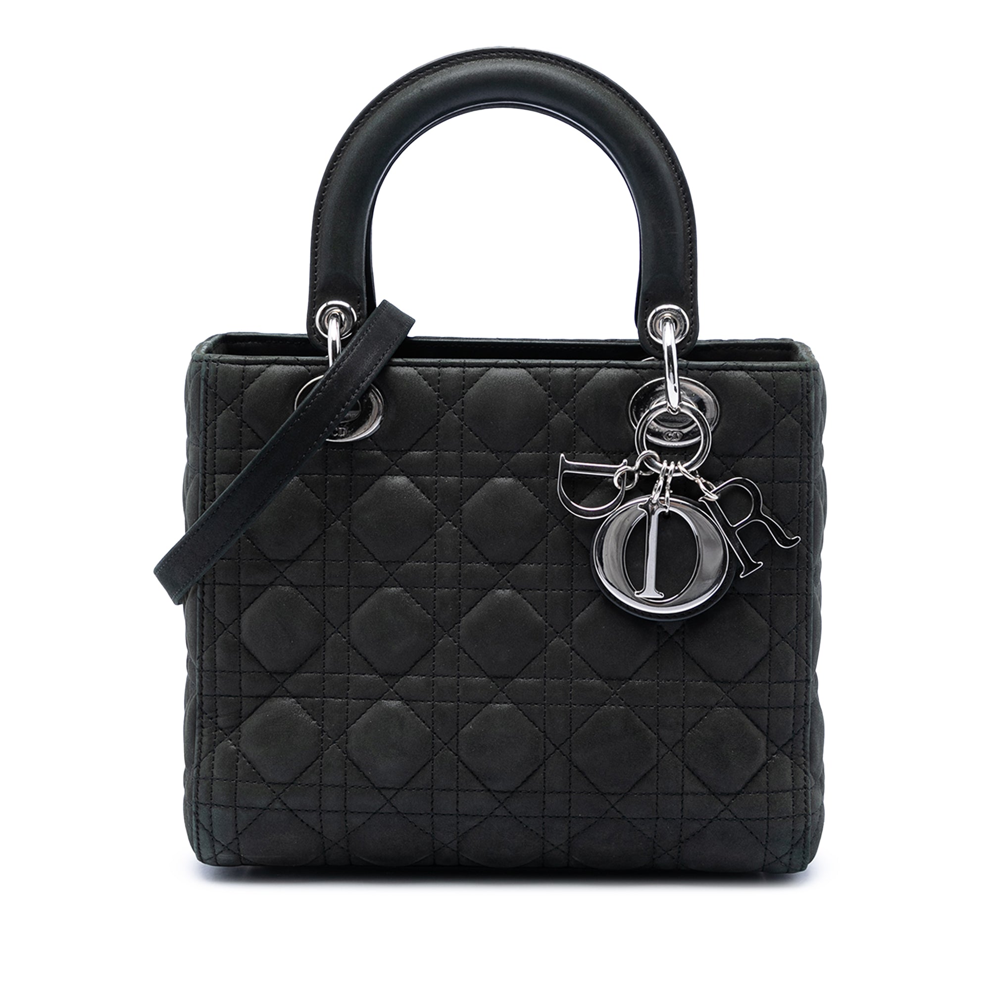 Dior Medium Iridescent Lambskin Cannage Lady Dior - image 1