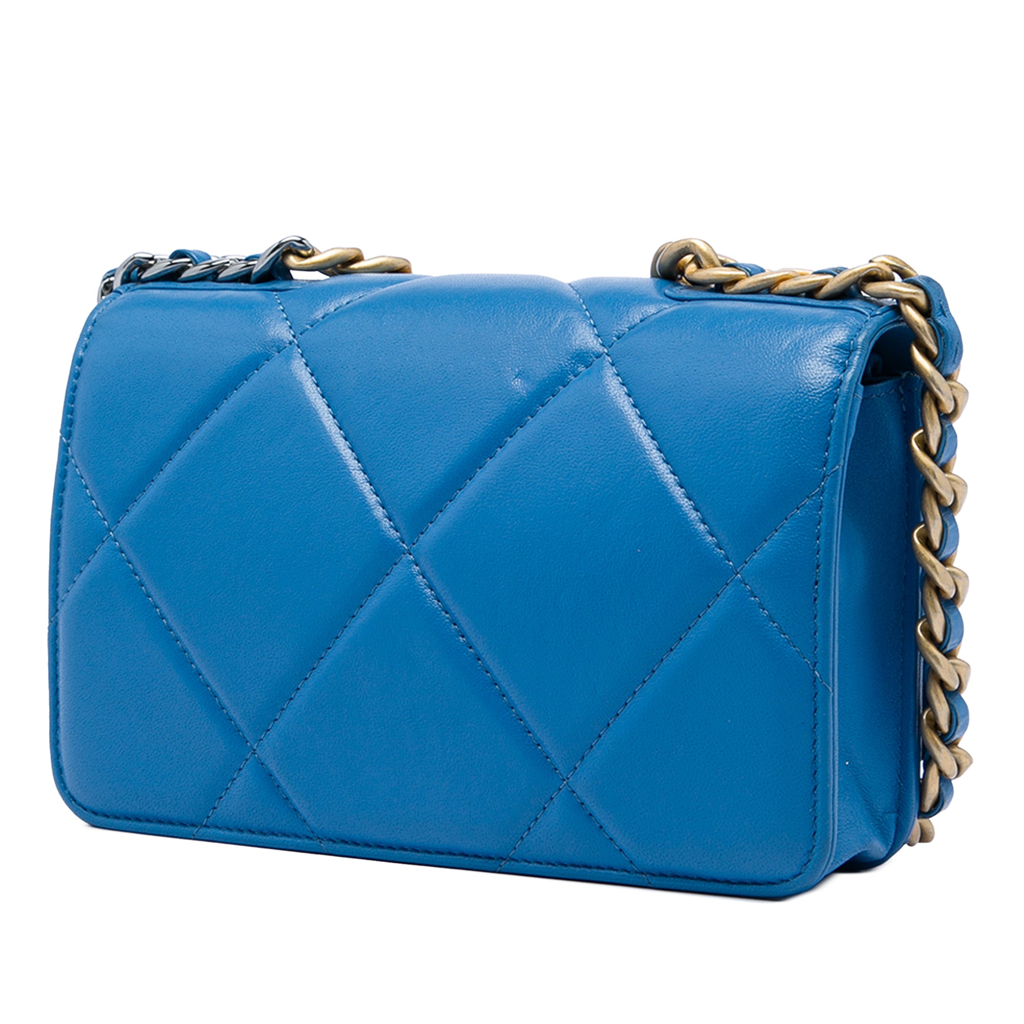 Chanel Quilted Lambskin 19 Wallet On Chain - image 2