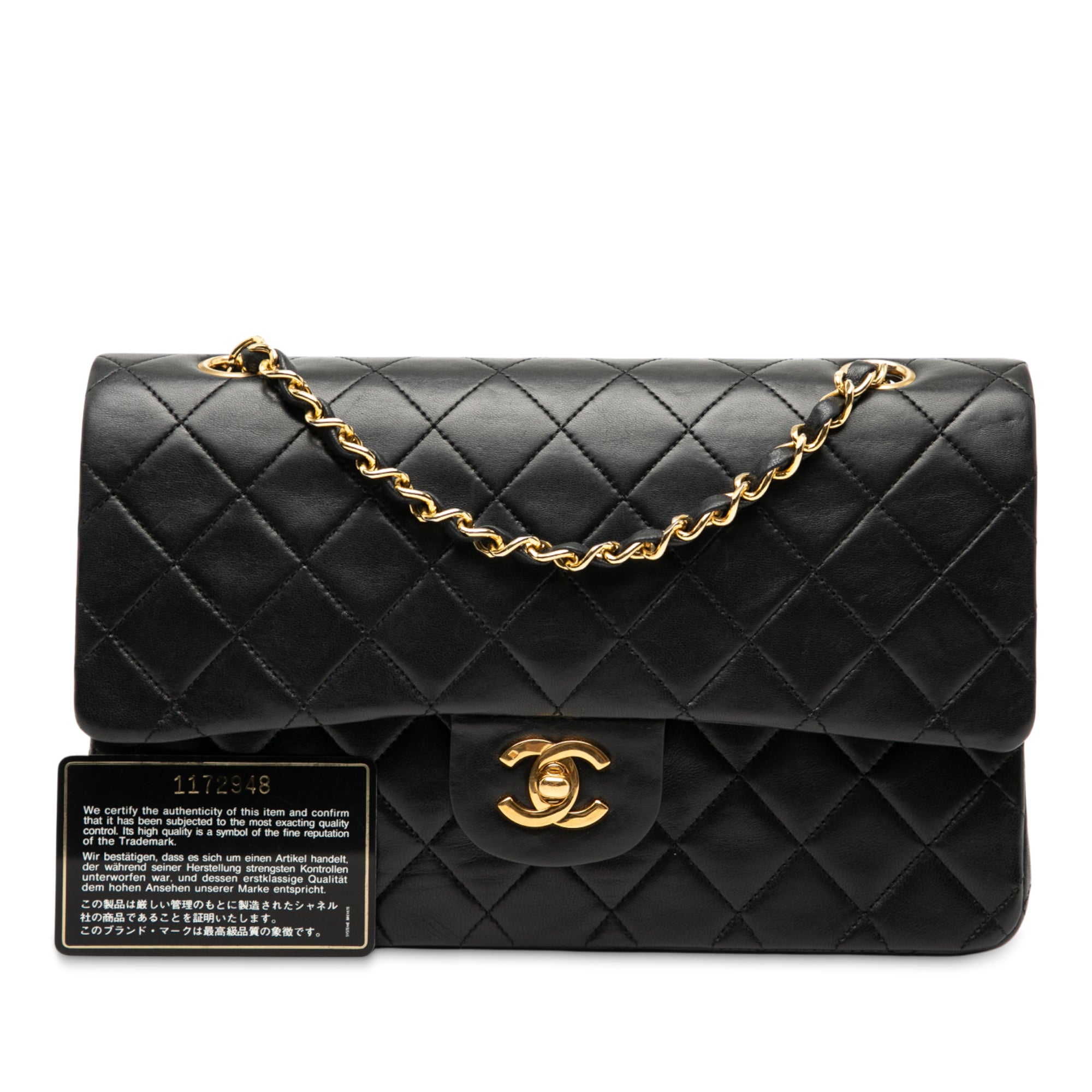 Chanel Medium Classic Lambskin Double Flap - image 8
