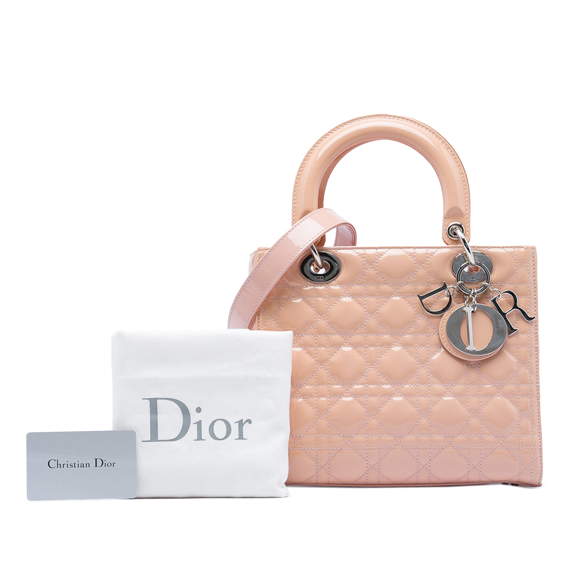 Dior Medium Patent Cannage Lady Dior - image 6