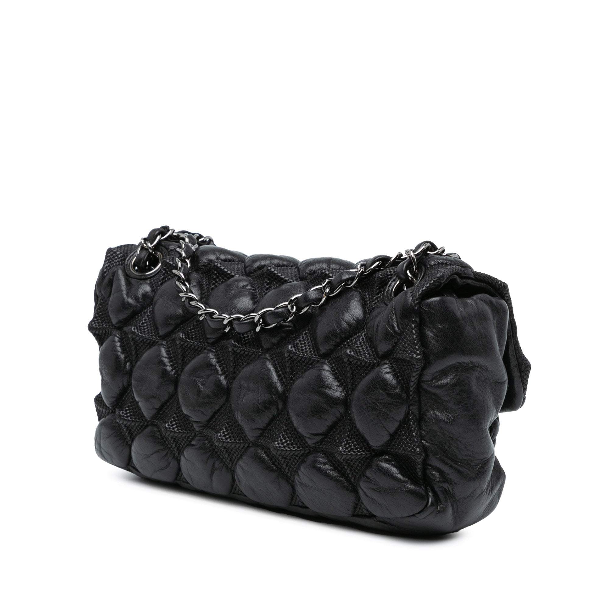 Chanel Medium Quilted Lambskin Stravinsky Flap - image 2