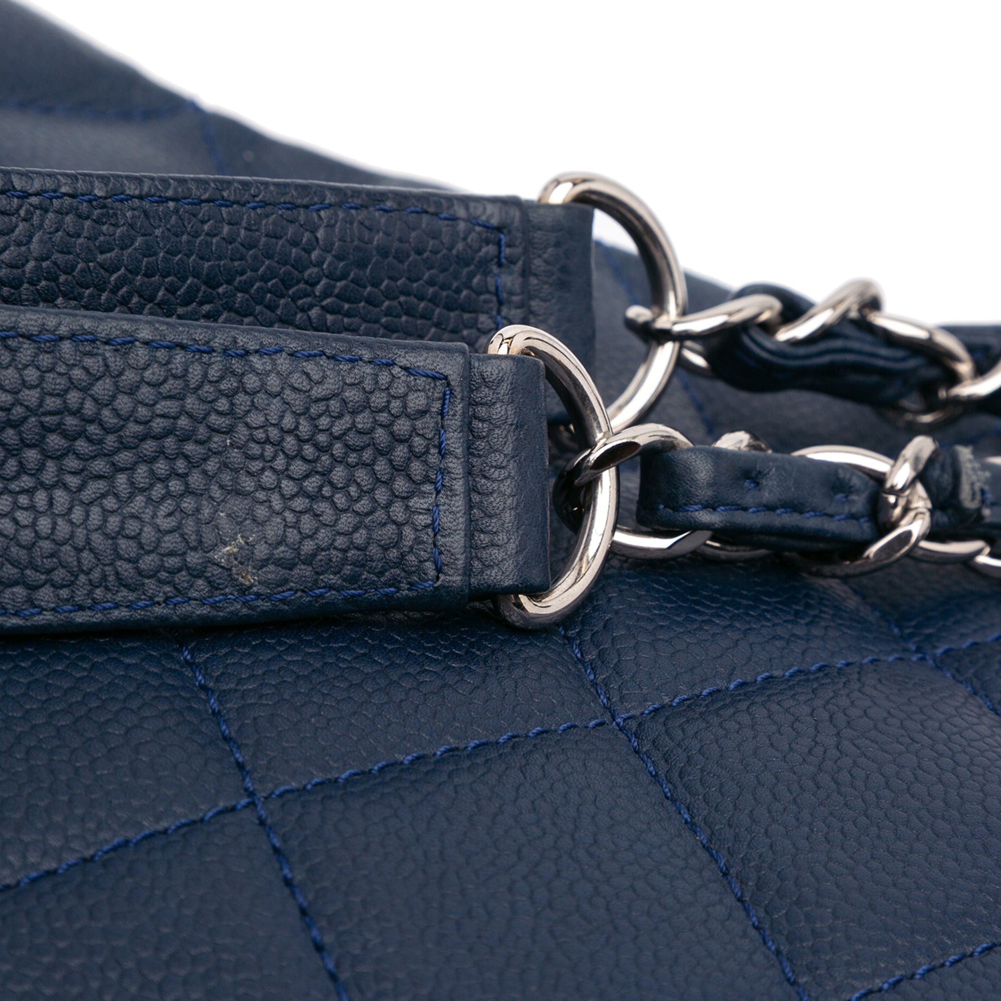 Chanel CC Quilted Caviar Expandable Tote - image 9