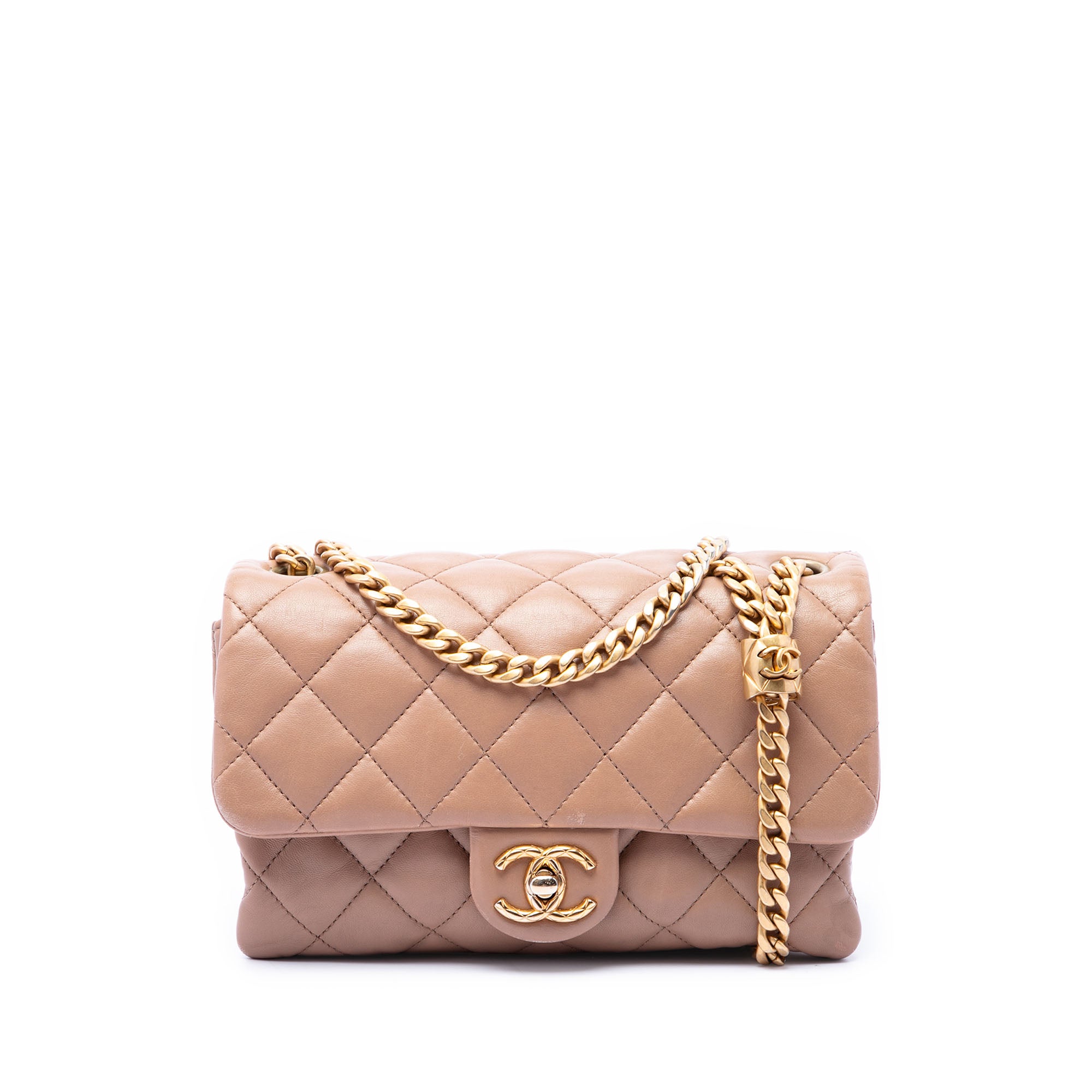 Chanel Small Quilted Lambskin Pillow Crush Flap - image 1