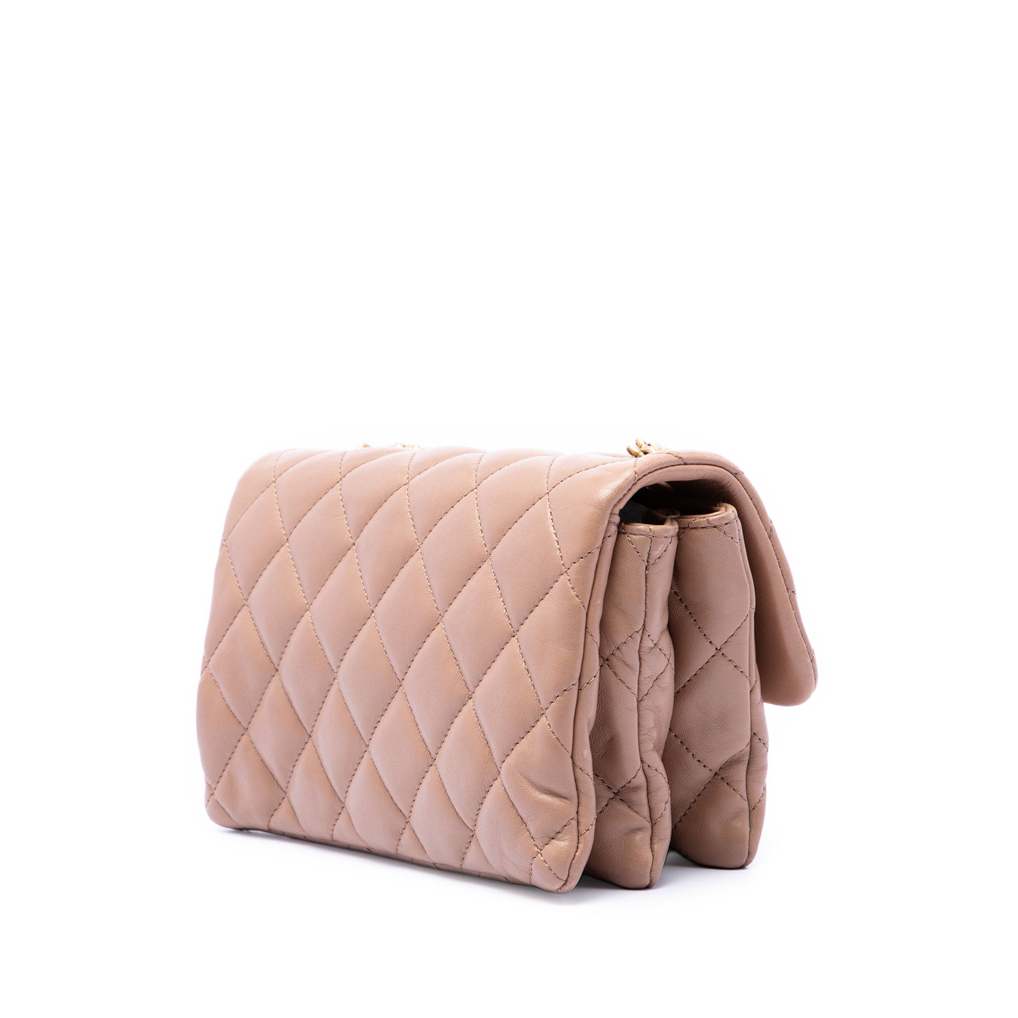 Chanel Small Quilted Lambskin Pillow Crush Flap - image 2