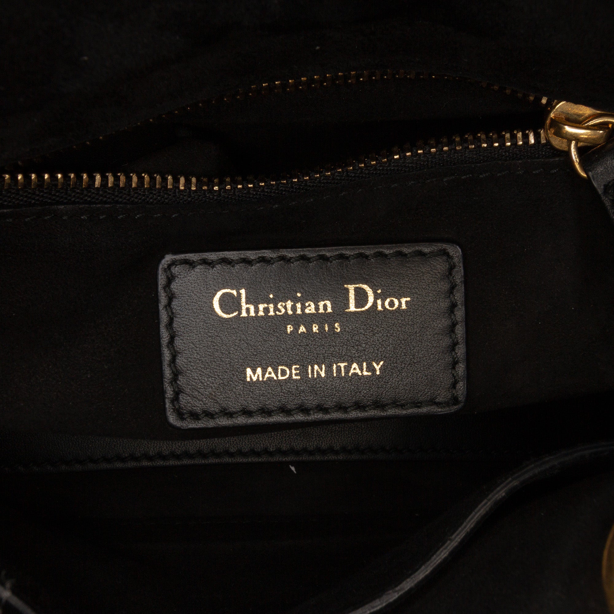 Dior Mini Lambskin Cannage Studded Supple Lady Dior - image 5